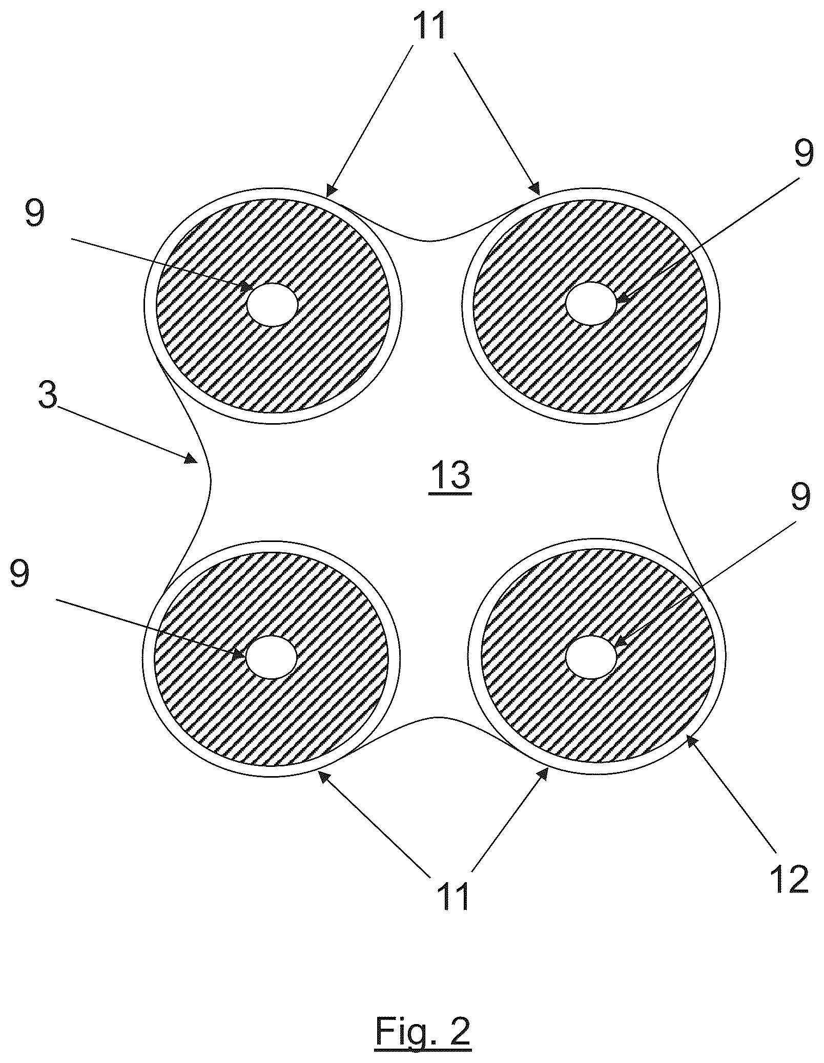 Patent US12576960 Figure 2 – Joint assembly in an aircraft structure