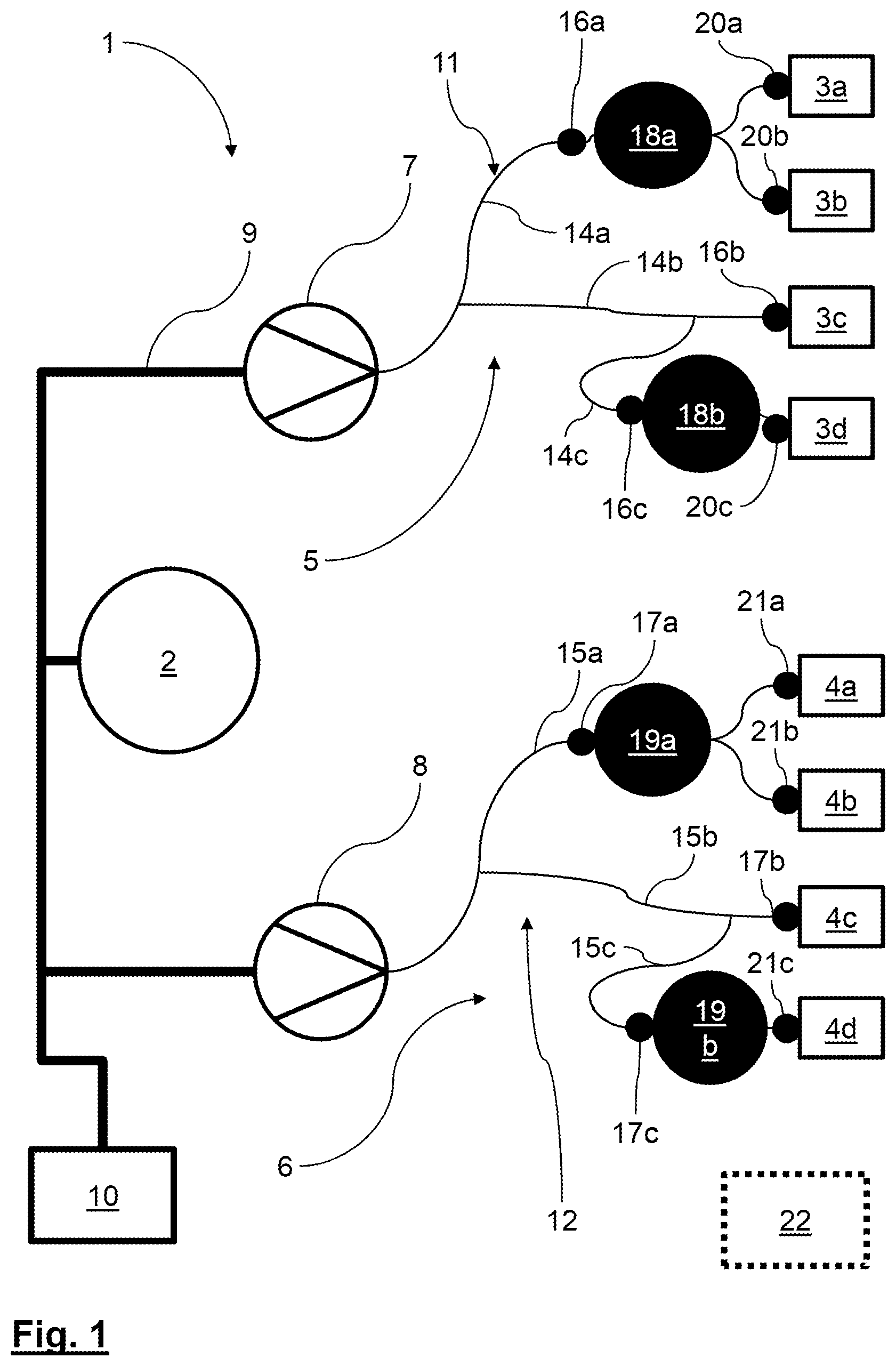 Patent US12576969 Figure 1 – Method for pneumatically draining a water supply system