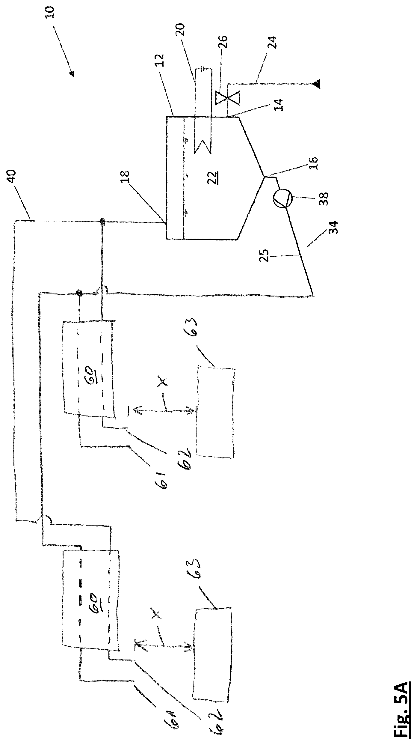 Patent US12576970 Figure 5 – Water supply system for an aircraft