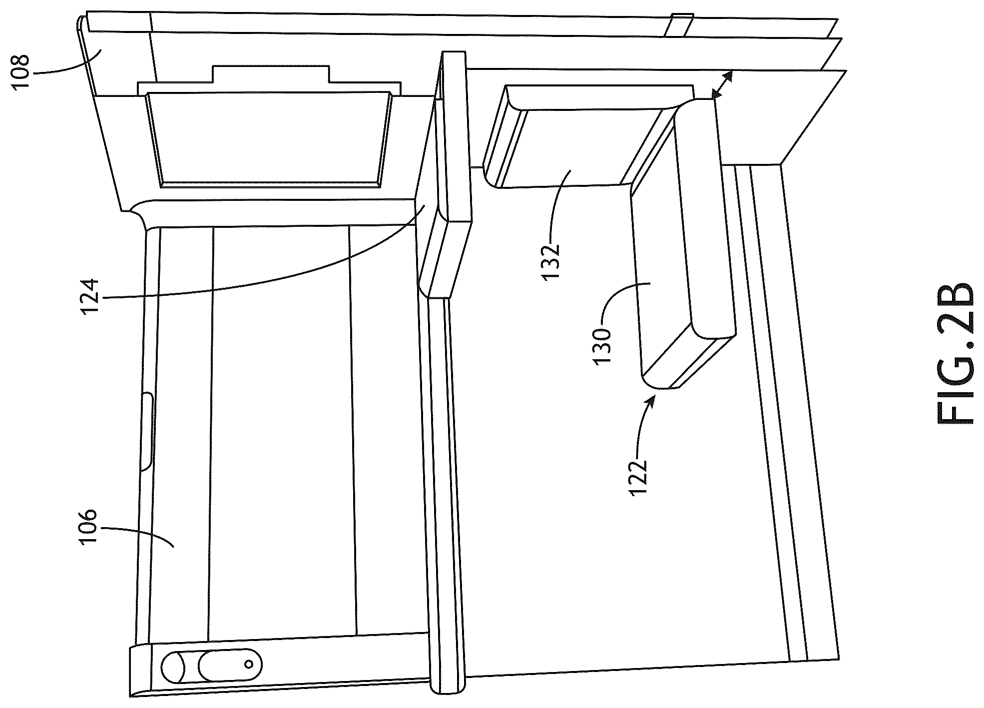 Patent US12576971 Figure 3 – Passenger suite with secondary seat and amenities
