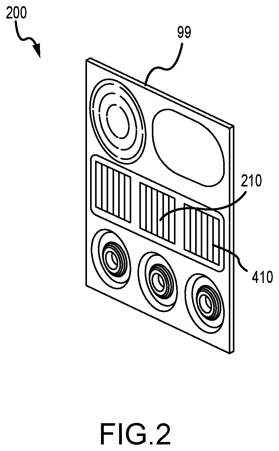 Patent US12576972 Figure 2 – Smart air gasper in the passenger service unit
