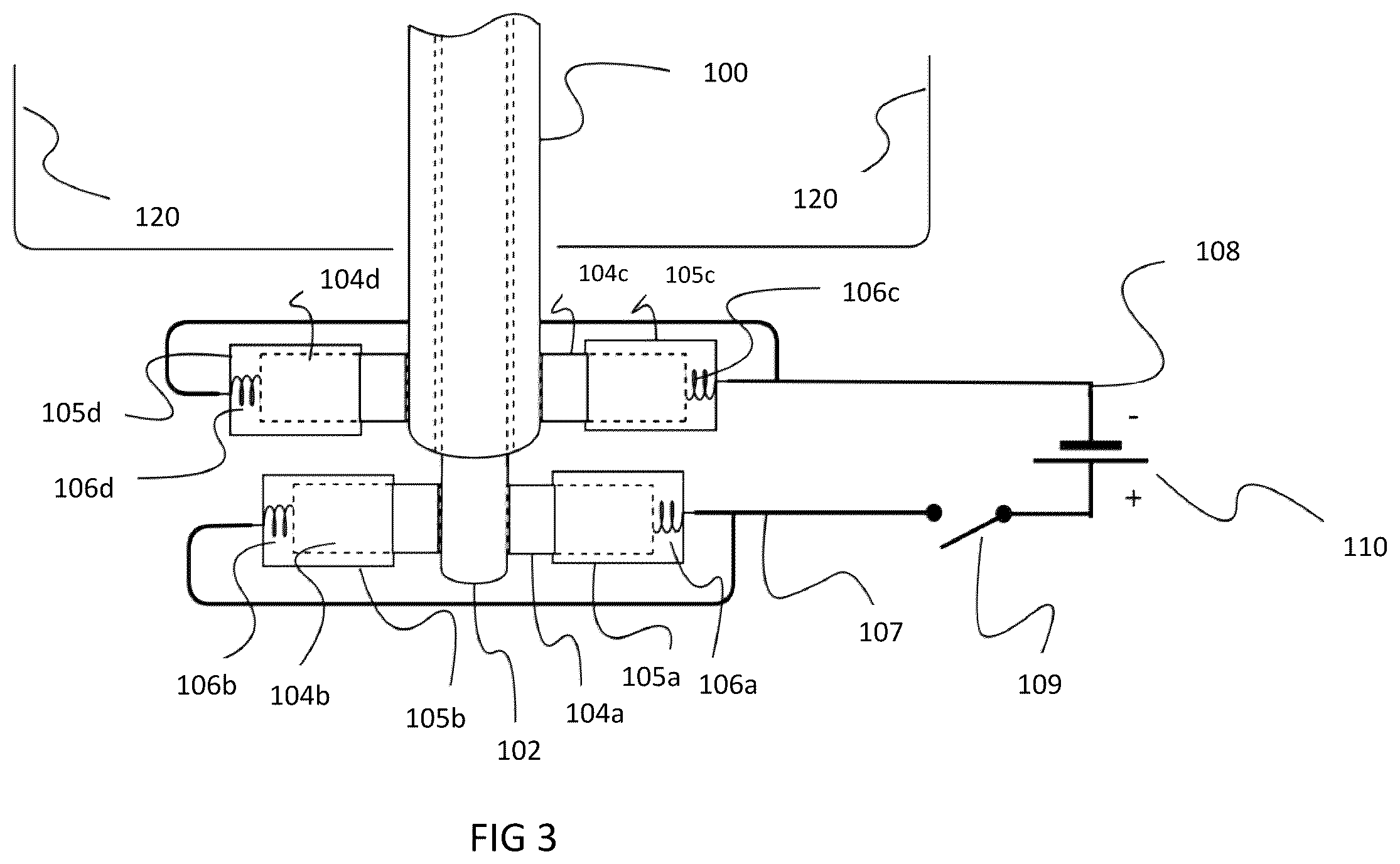 Patent US12576974 Figure 3 – System and method for de-icing of a carbon composite propeller