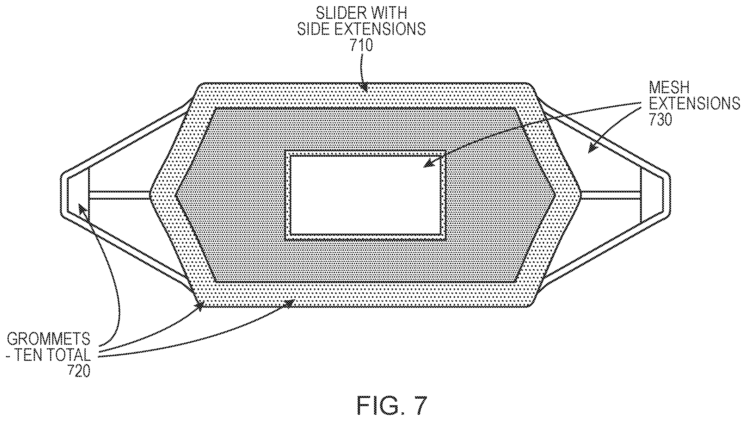 Patent US12576975 Figure 8 – Method, system, and apparatus for a parachute