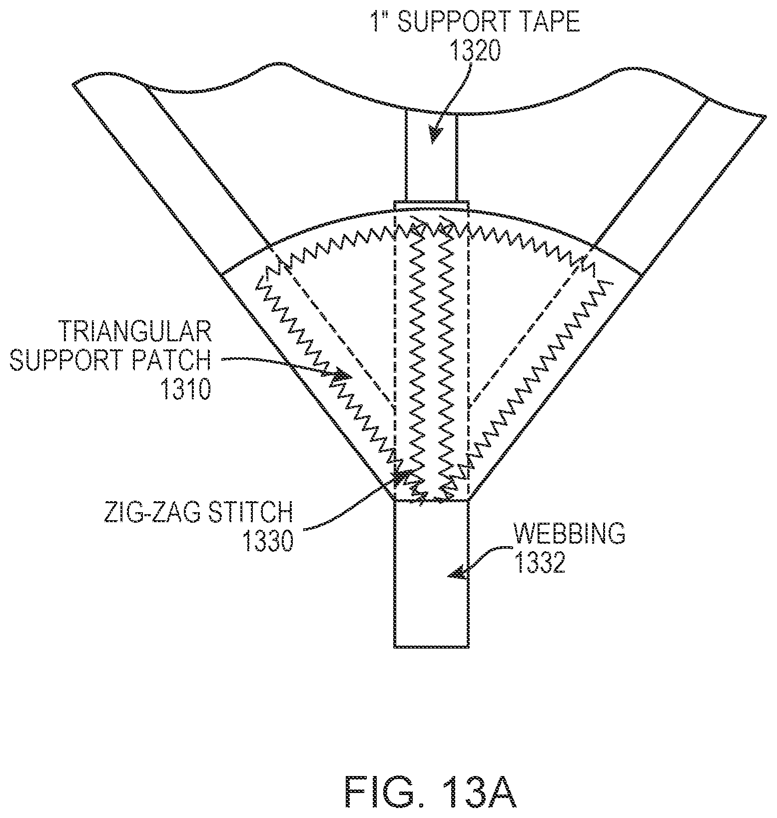Patent US12576975 Figure 14 – Method, system, and apparatus for a parachute