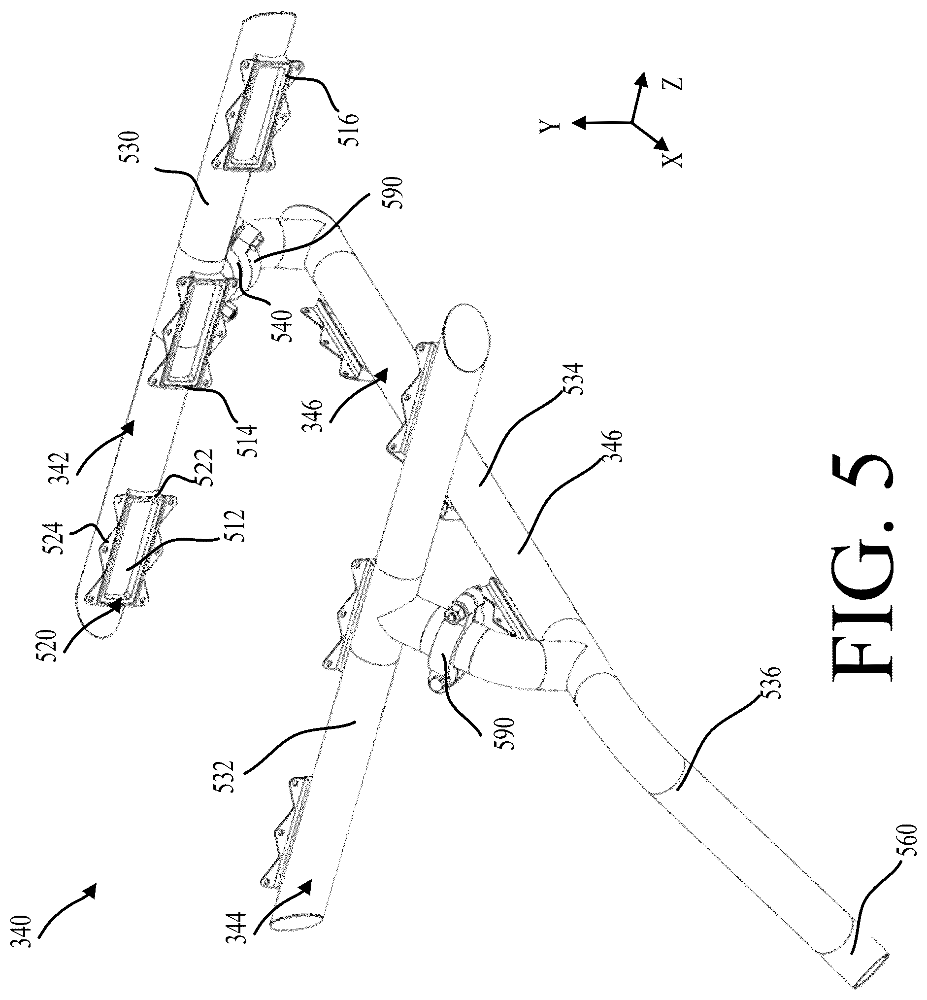 Patent US12576978 Figure 8 – Electrically powered propeller systems including an exhaust system for battery thermal management
