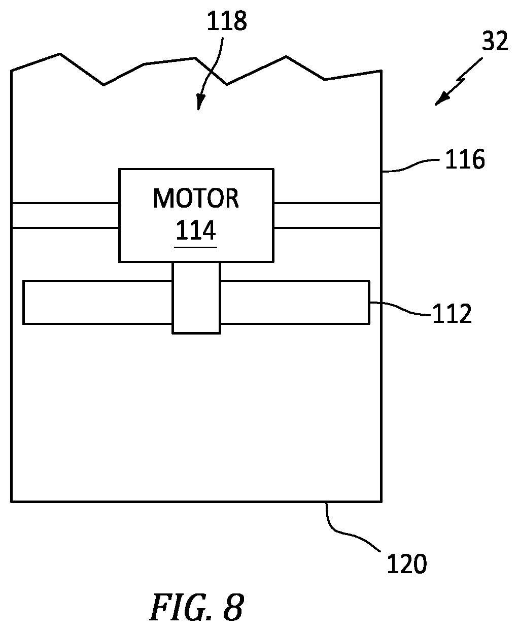 Patent US12576979 Figure 8 – Aircraft propulsion system with engine assembly, intercooler, and turbocompressor assembly