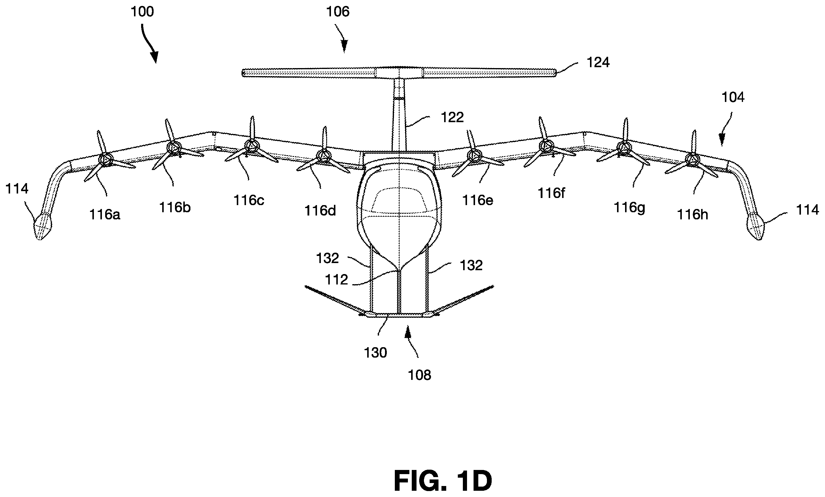 Patent US12576980 Figure 4 – Hydrofoil equipped seaglider takeoff