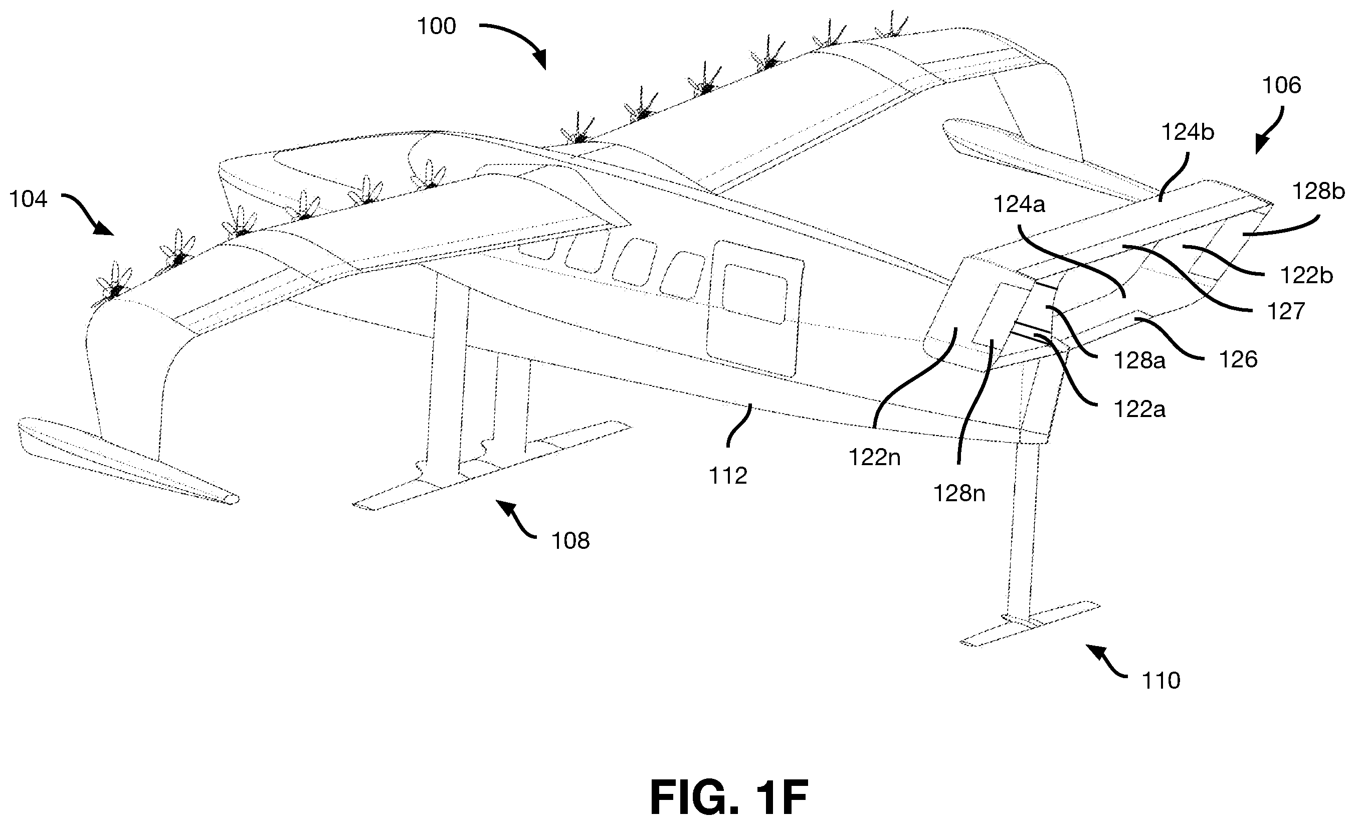 Patent US12576980 Figure 6 – Hydrofoil equipped seaglider takeoff