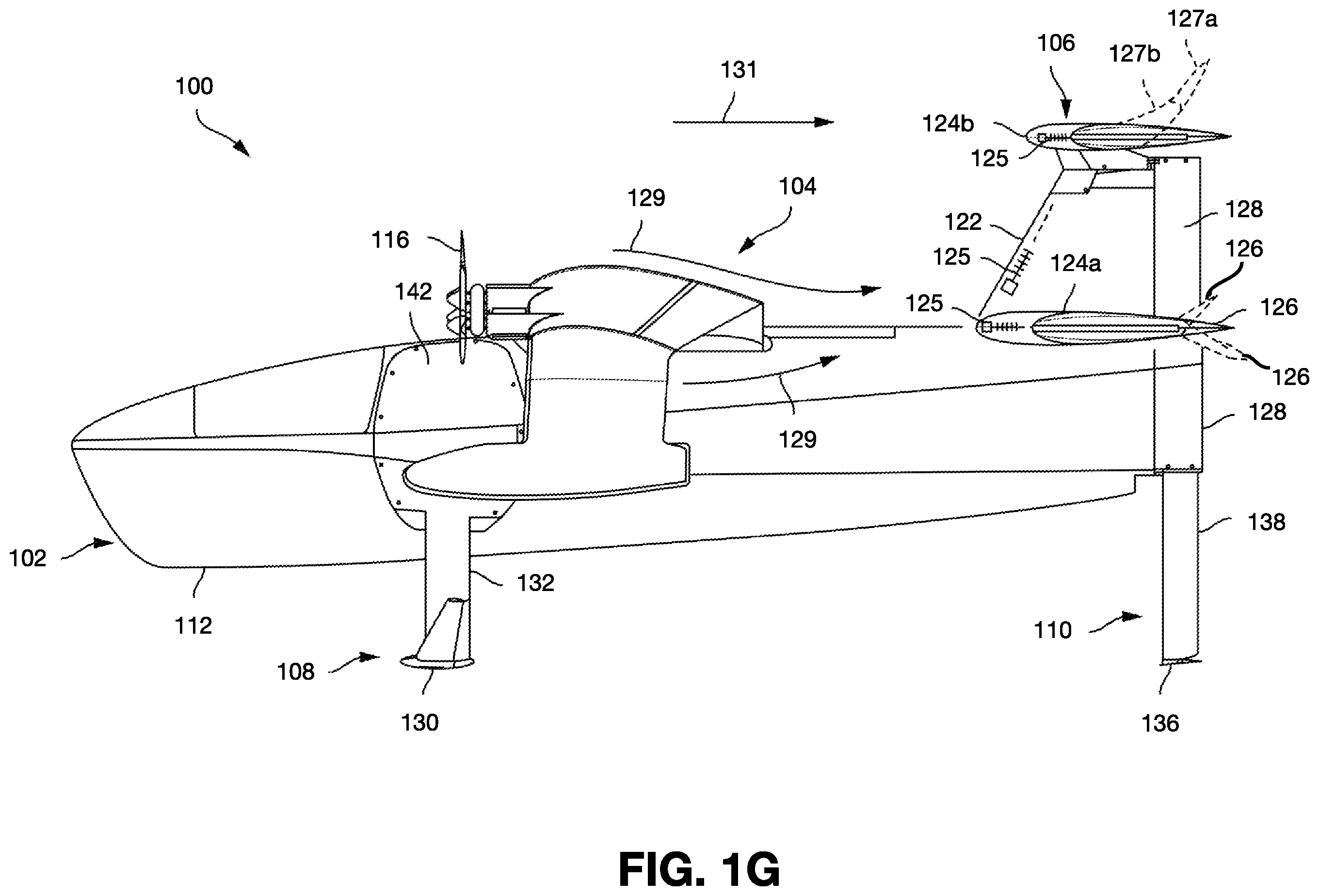 Patent US12576980 Figure 7 – Hydrofoil equipped seaglider takeoff