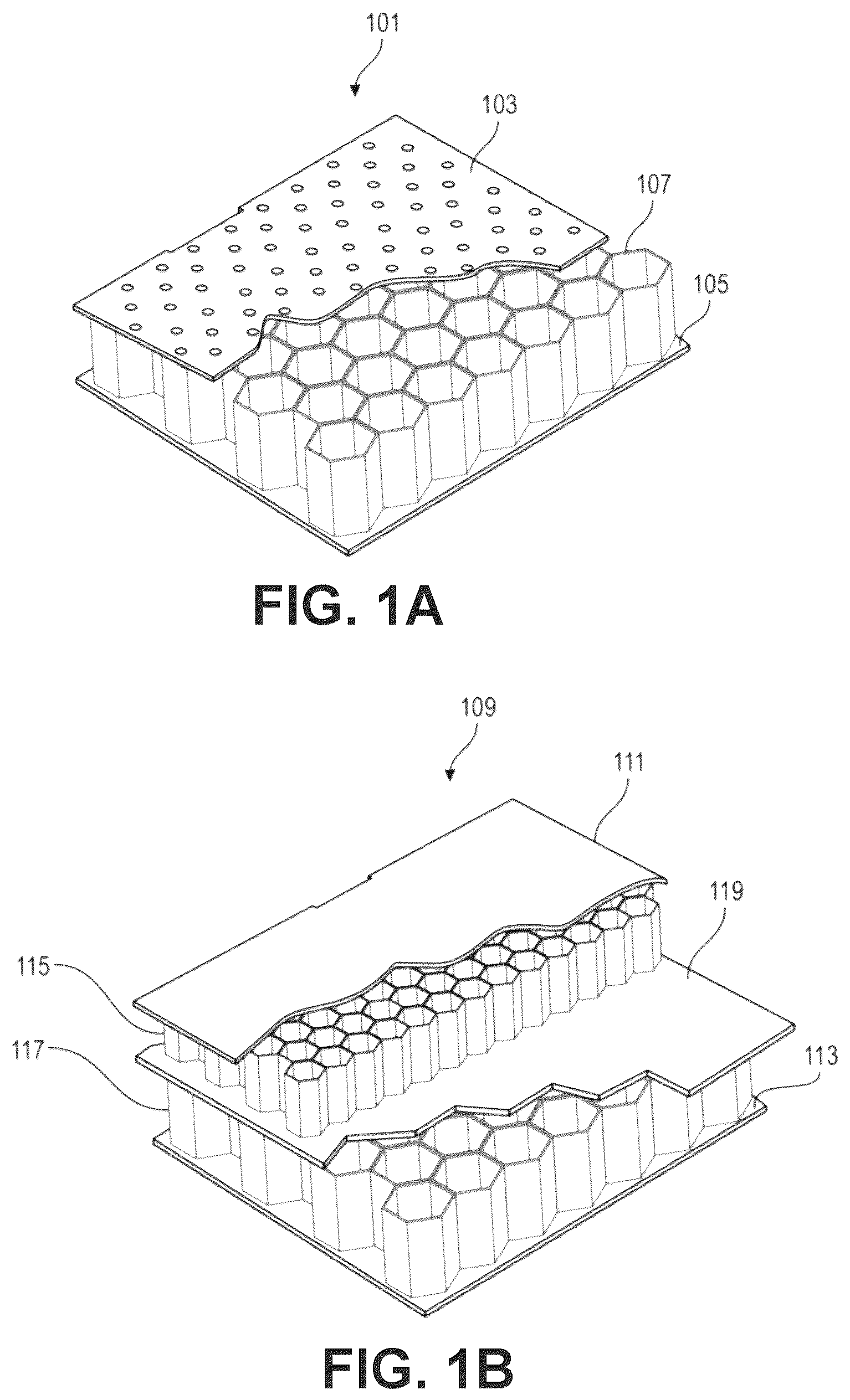 Patent US12576981 Figure 1 – Acoustic treatment device for an aircraft propulsion assembly, and its method of manufacture