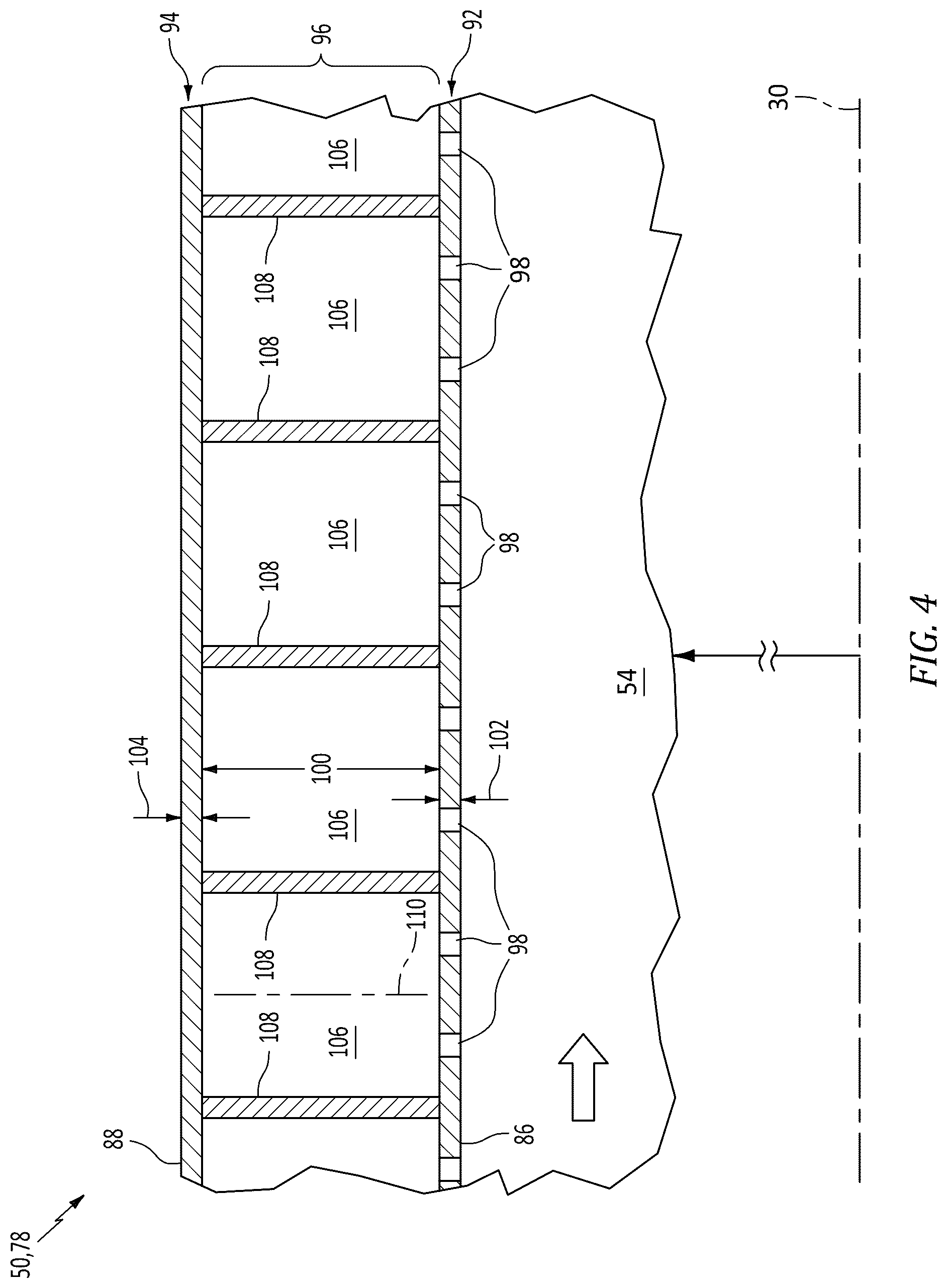 Patent US12576982 Figure 4 – Exhaust nozzle assembly for aircraft propulsion system