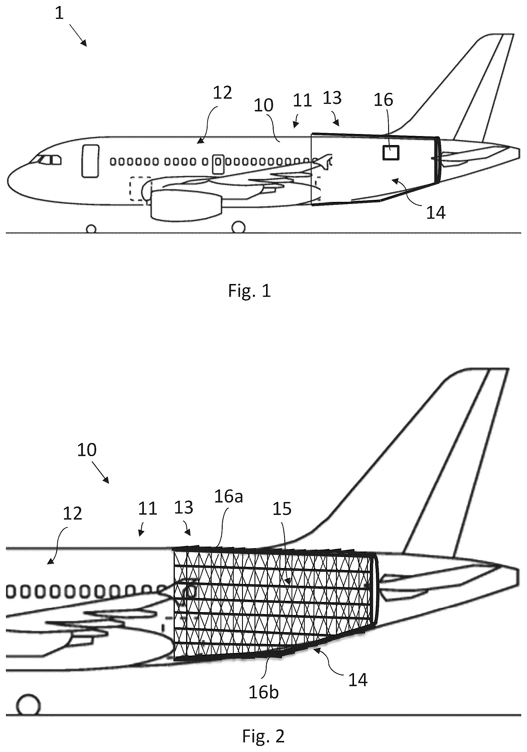 Patent US12576984 Figure 1 – Fuselage for an aircraft or spacecraft, and aircraft or spacecraft