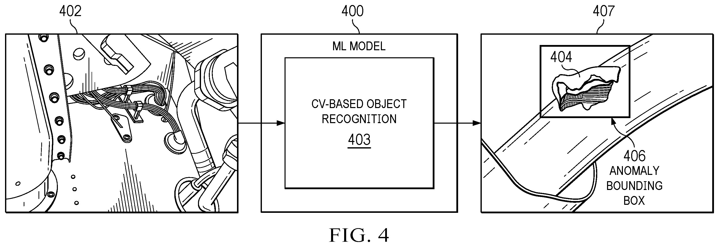 Patent US12576986 Figure 4 – Mobile wiring harness anomaly detection system