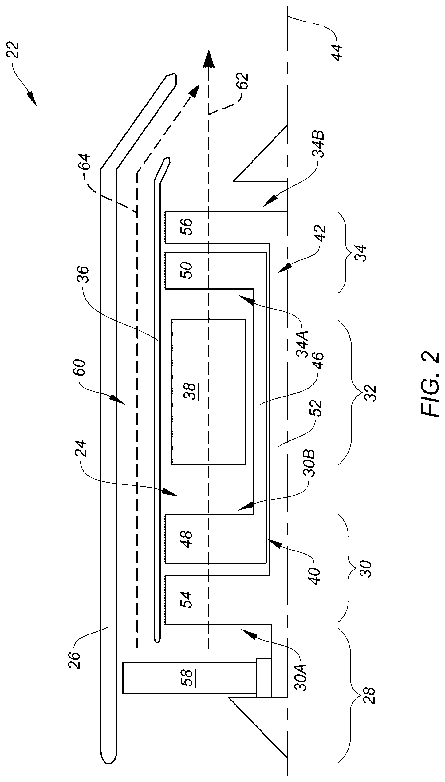 Patent US12576991 Figure 2 – Method for forming an inspection access passage for an aircraft propulsion system