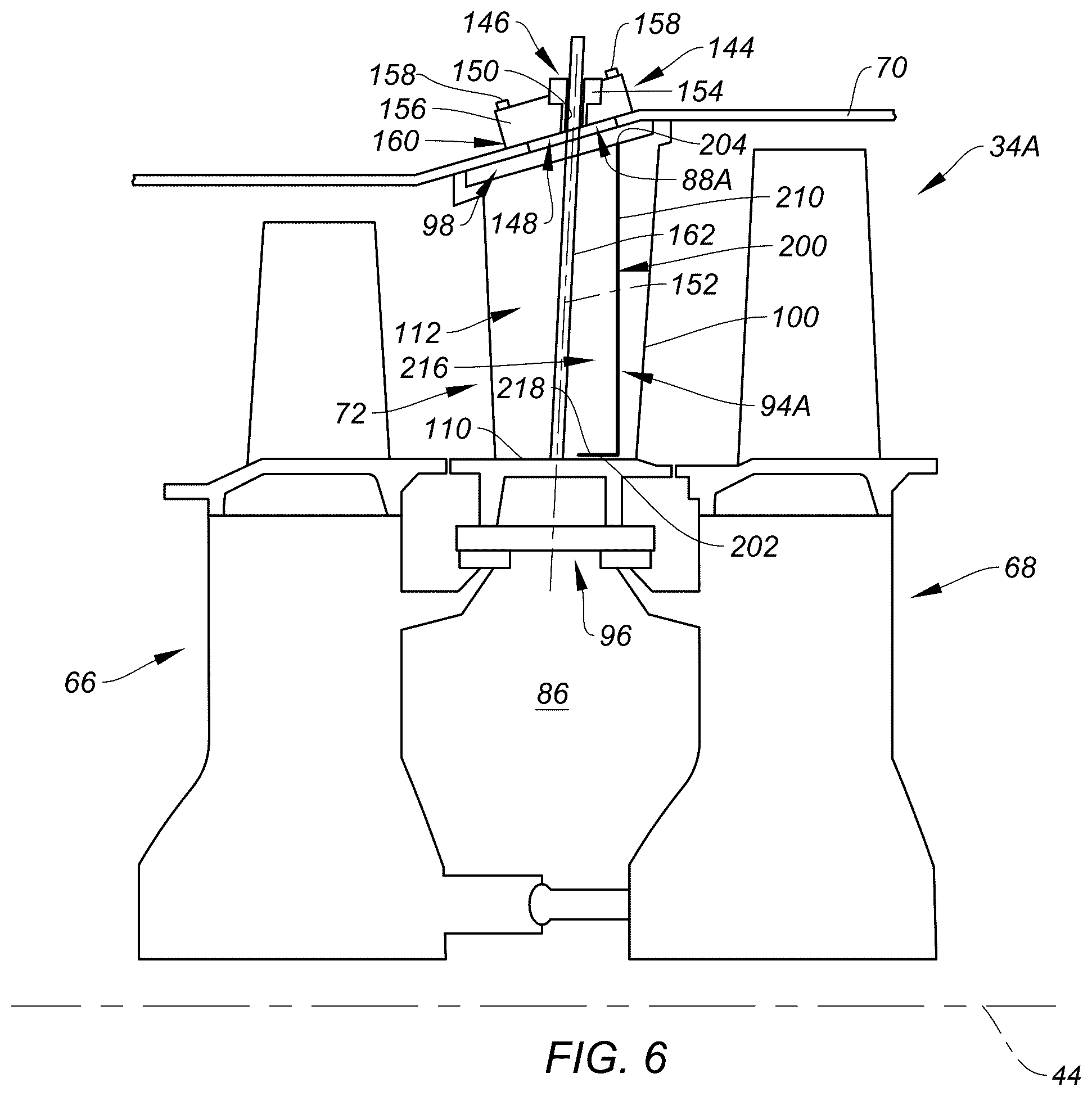 Patent US12576991 Figure 6 – Method for forming an inspection access passage for an aircraft propulsion system