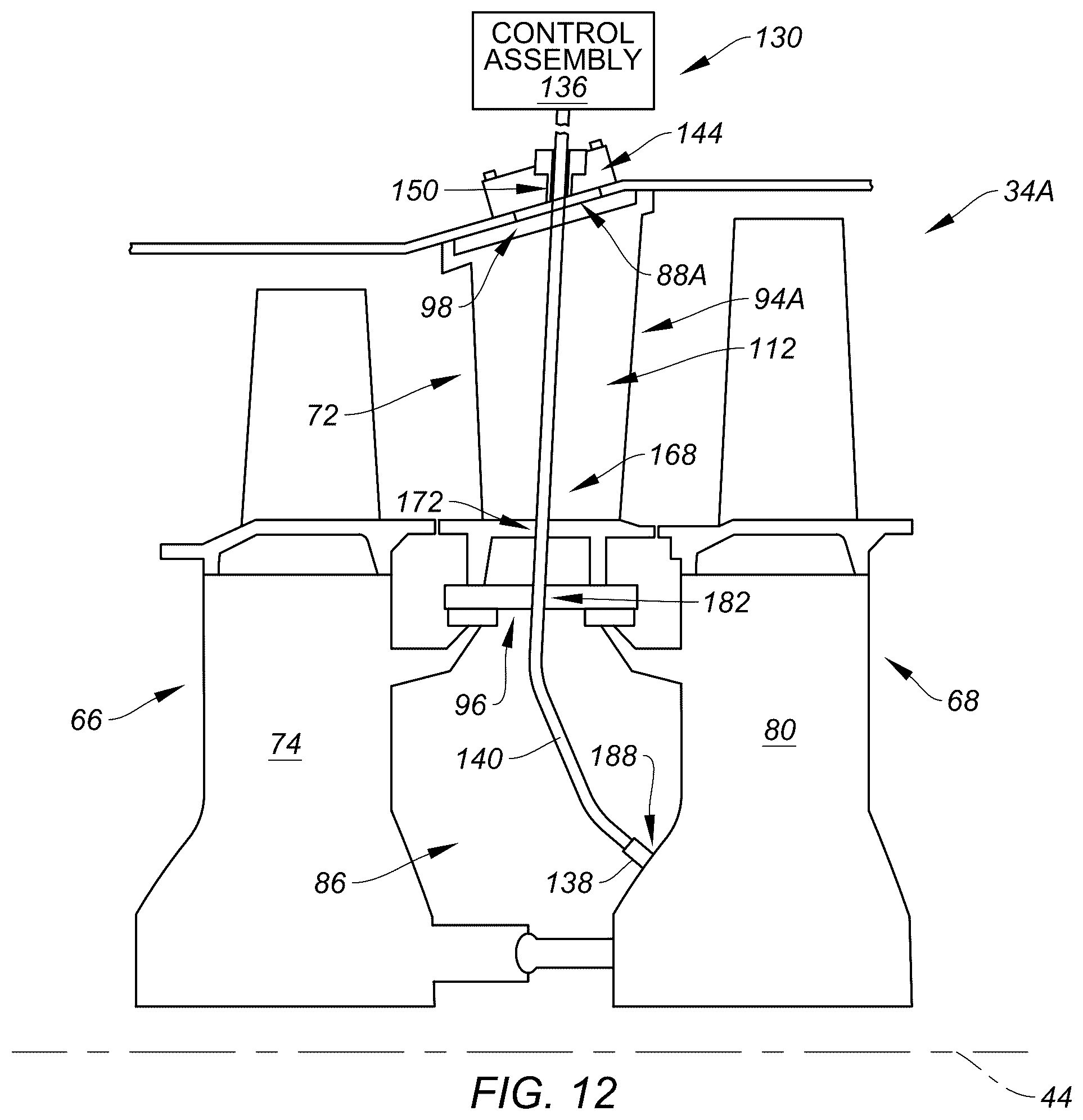 Patent US12576991 Figure 10 – Method for forming an inspection access passage for an aircraft propulsion system