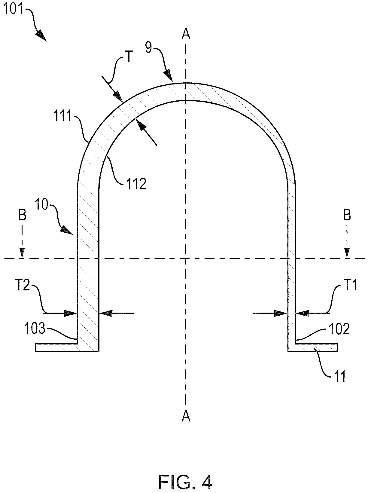 Patent US12576994 Figure 4 – Diaphragm for a fluid storage tank