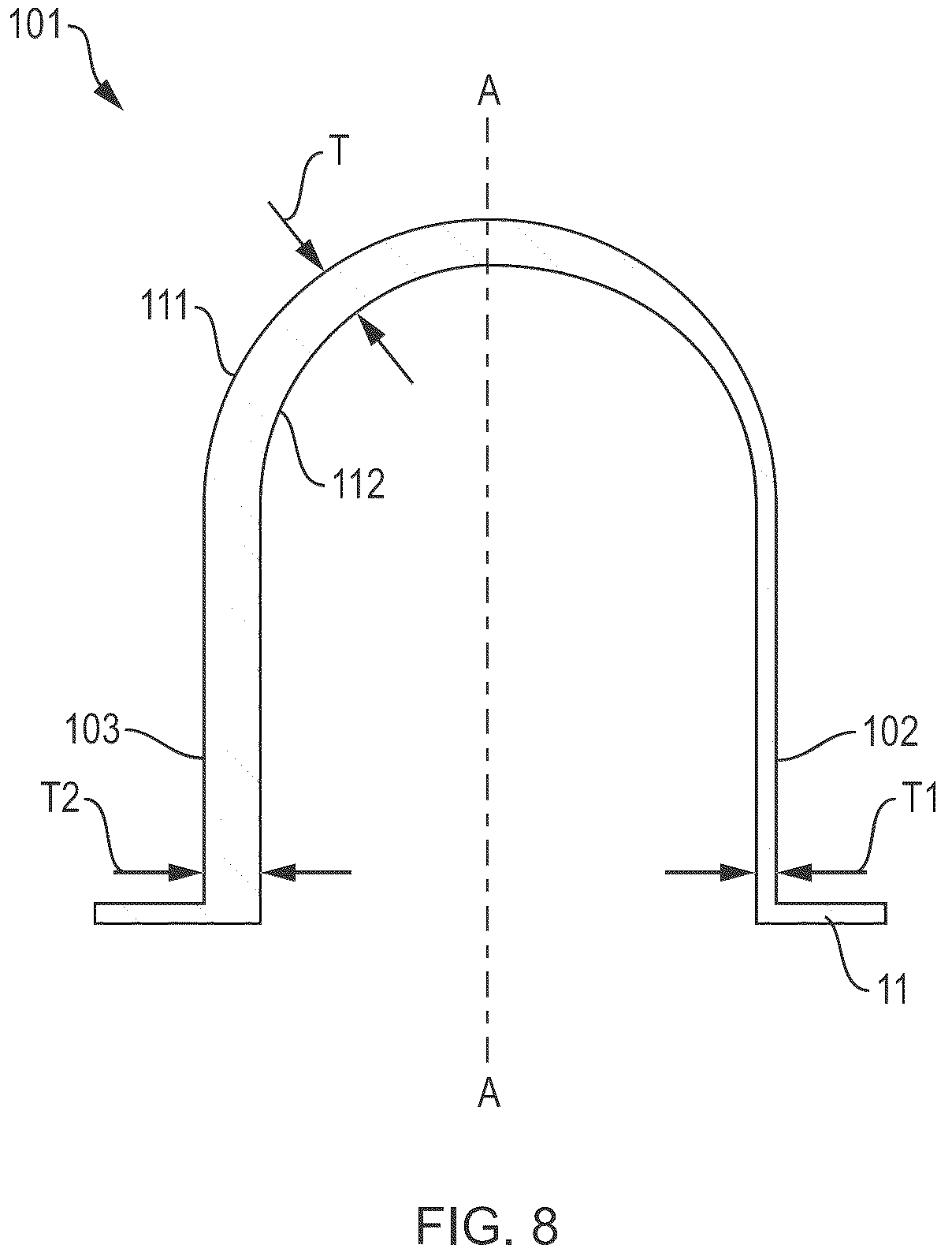 Patent US12576994 Figure 8 – Diaphragm for a fluid storage tank