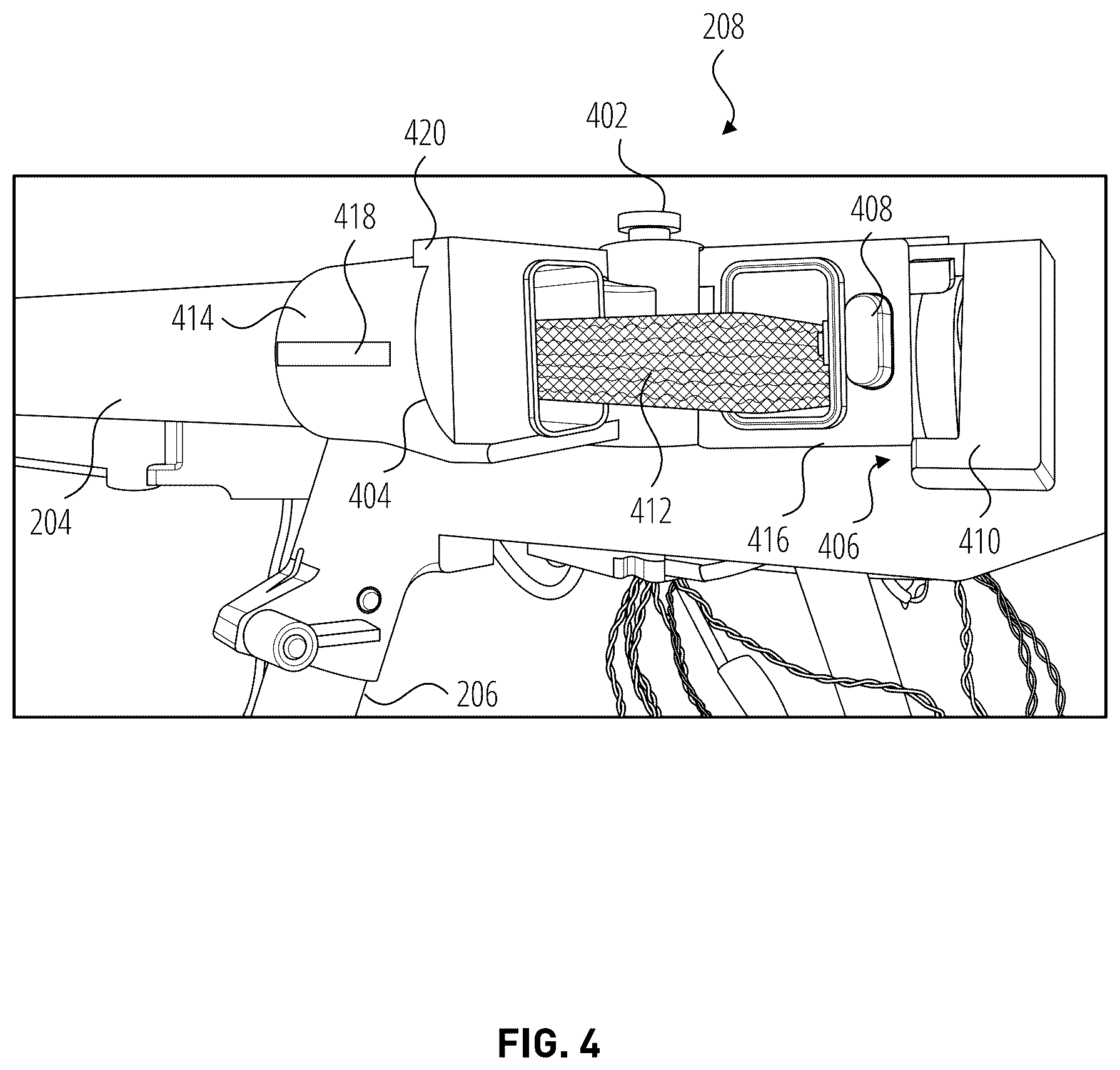 Patent US12576997 Figure 3 – Drone arm folding/locking mechanism