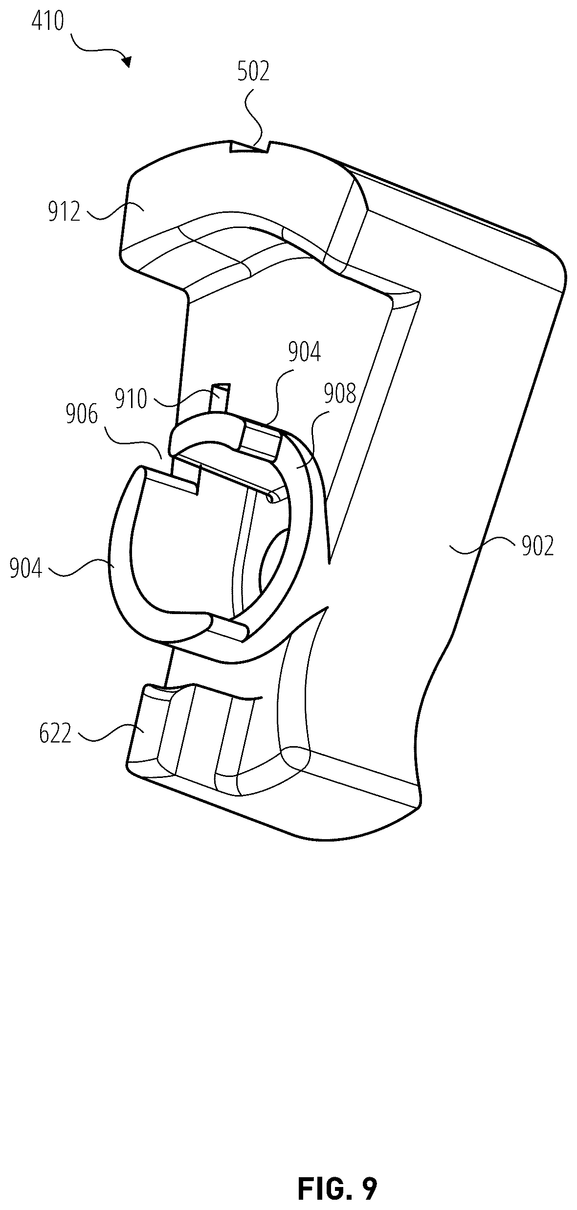 Patent US12576997 Figure 8 – Drone arm folding/locking mechanism
