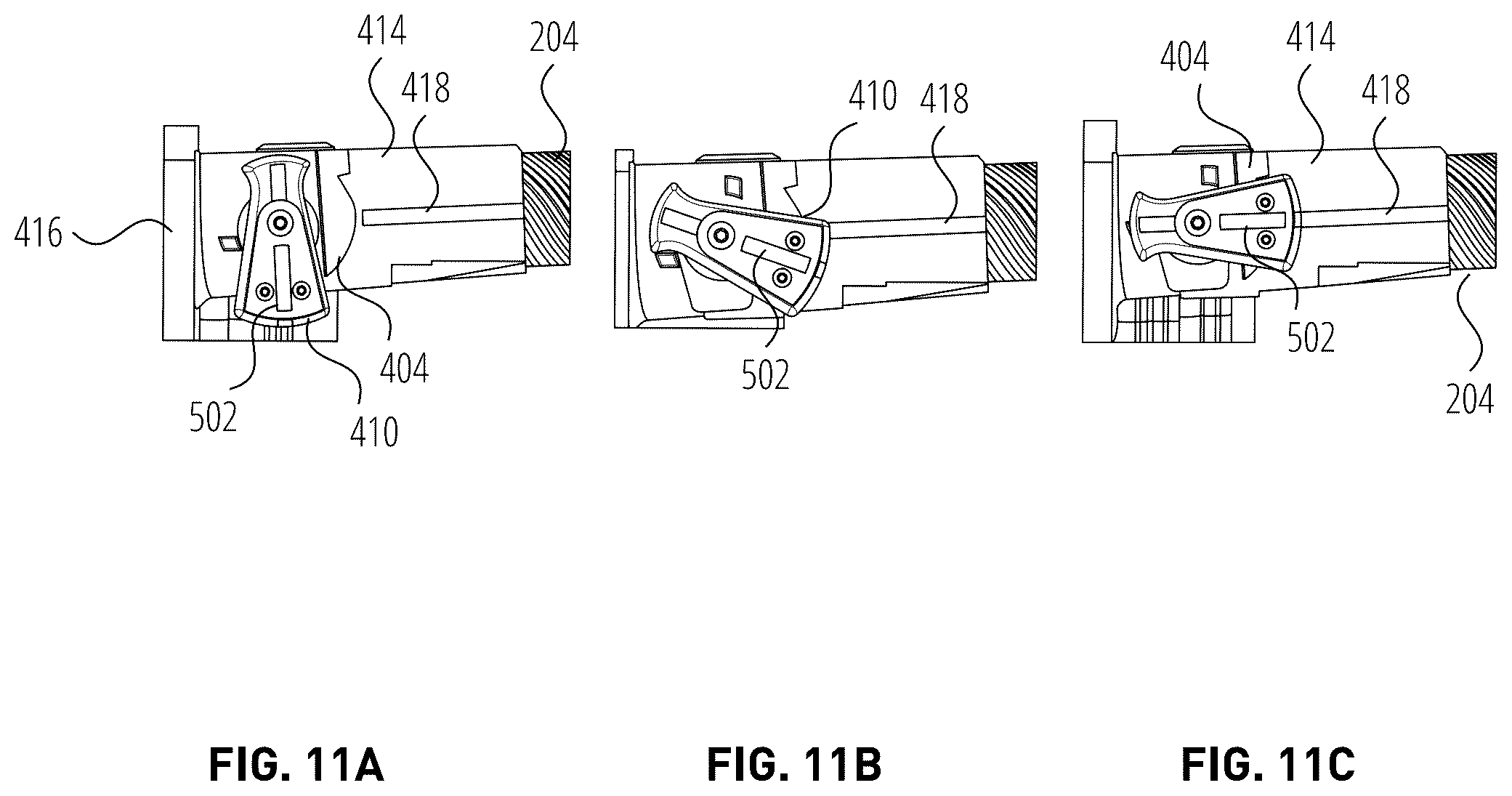 Patent US12576997 Figure 10 – Drone arm folding/locking mechanism