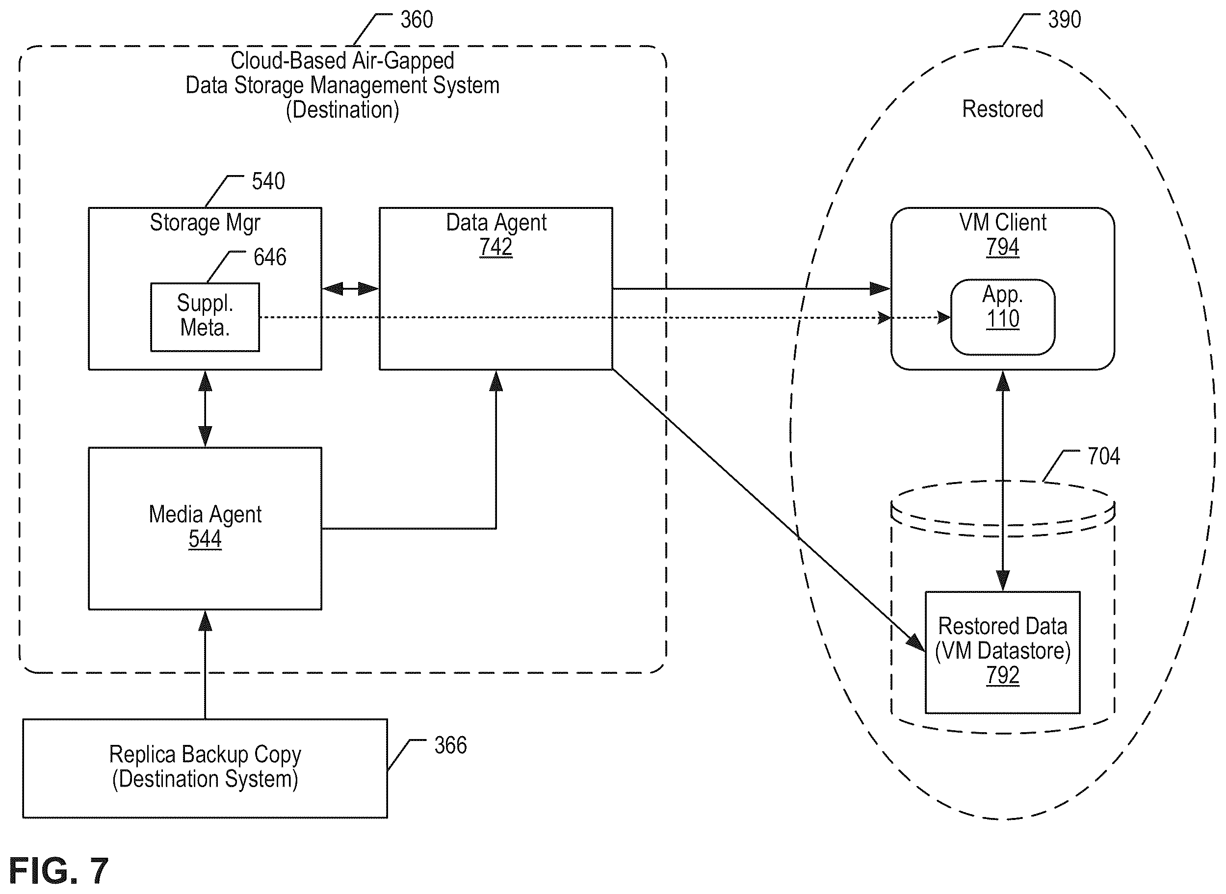 Patent US12579041 Figure 16 – Cloud-based air-gapped data storage management system