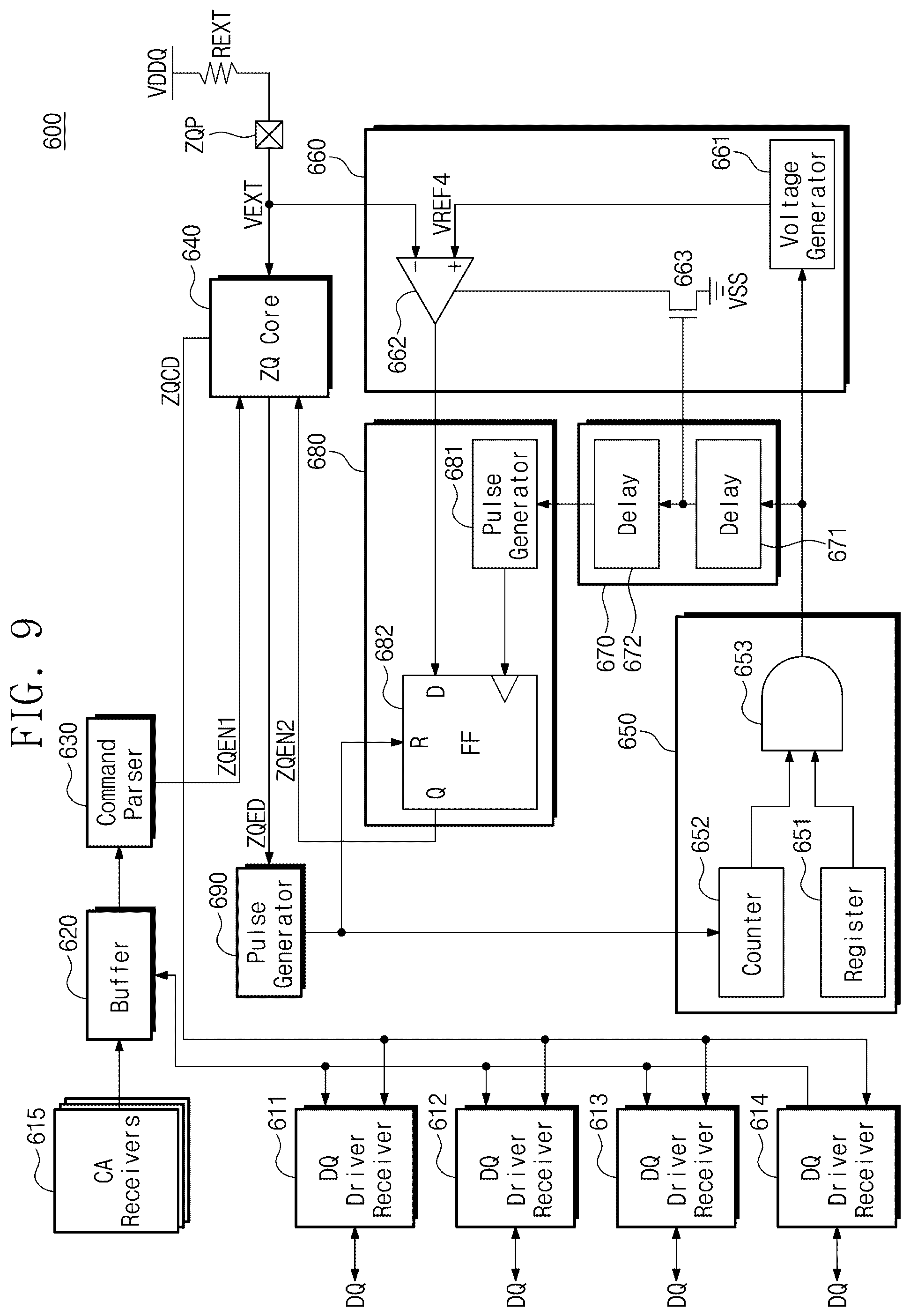 Patent US12579058 Figure 9 – Memory device, memory system including memory device, and operating method of memory device