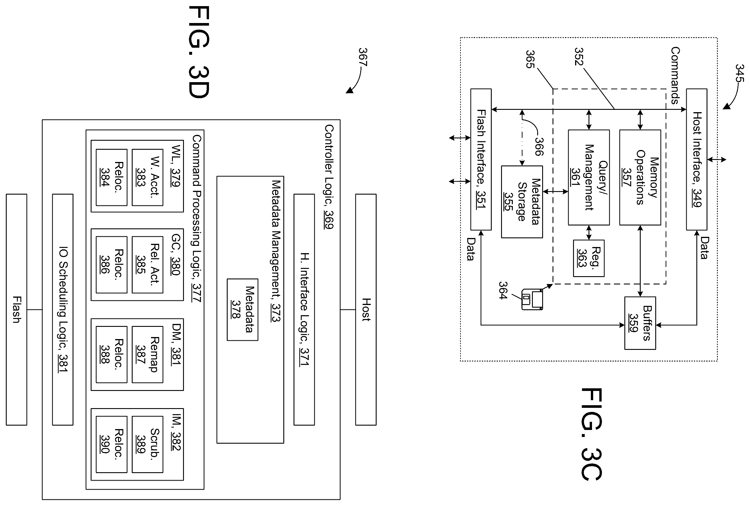Patent US12579062 Figure 4 – Storage device with erase unit level address mapping