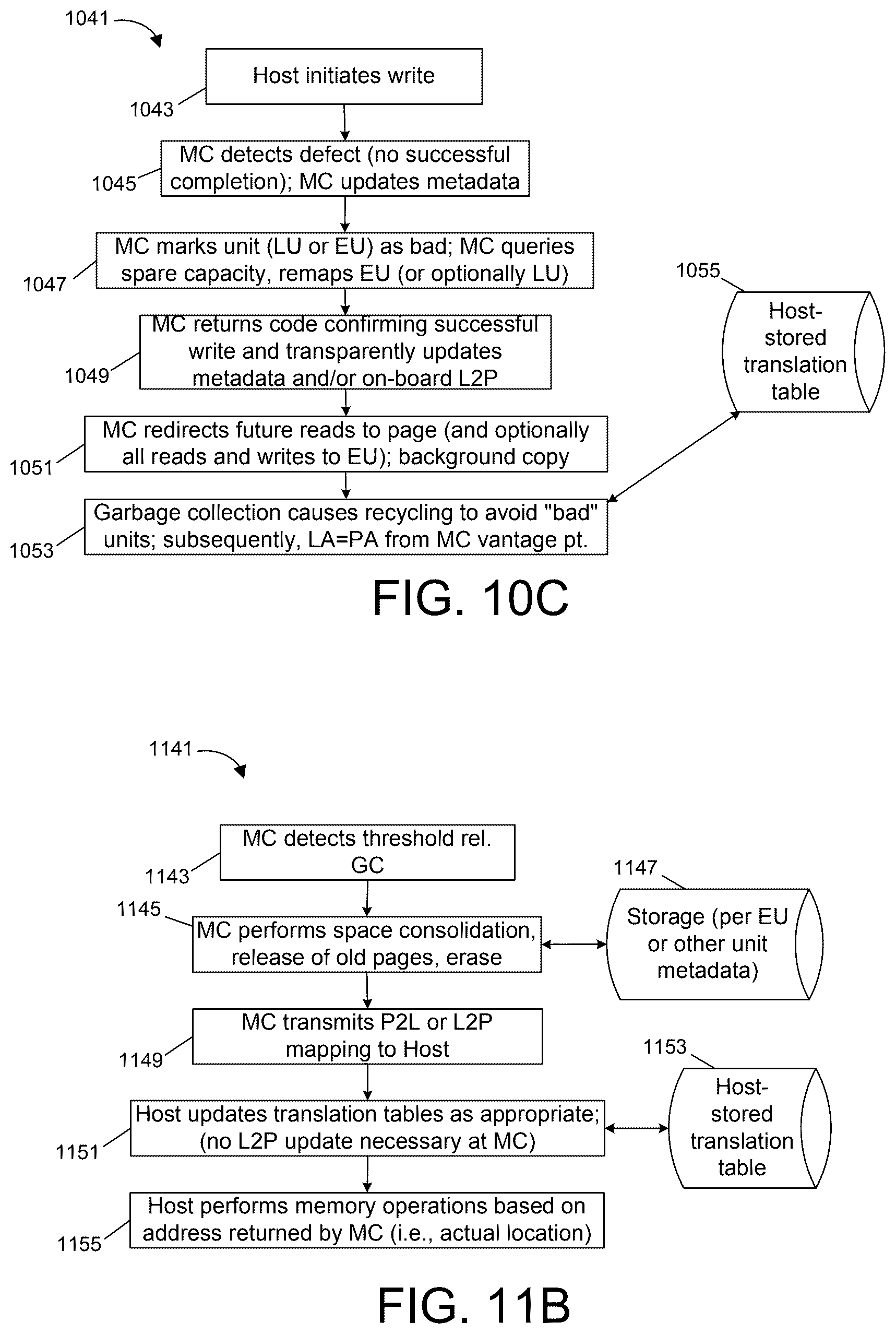 Patent US12579062 Figure 9 – Storage device with erase unit level address mapping