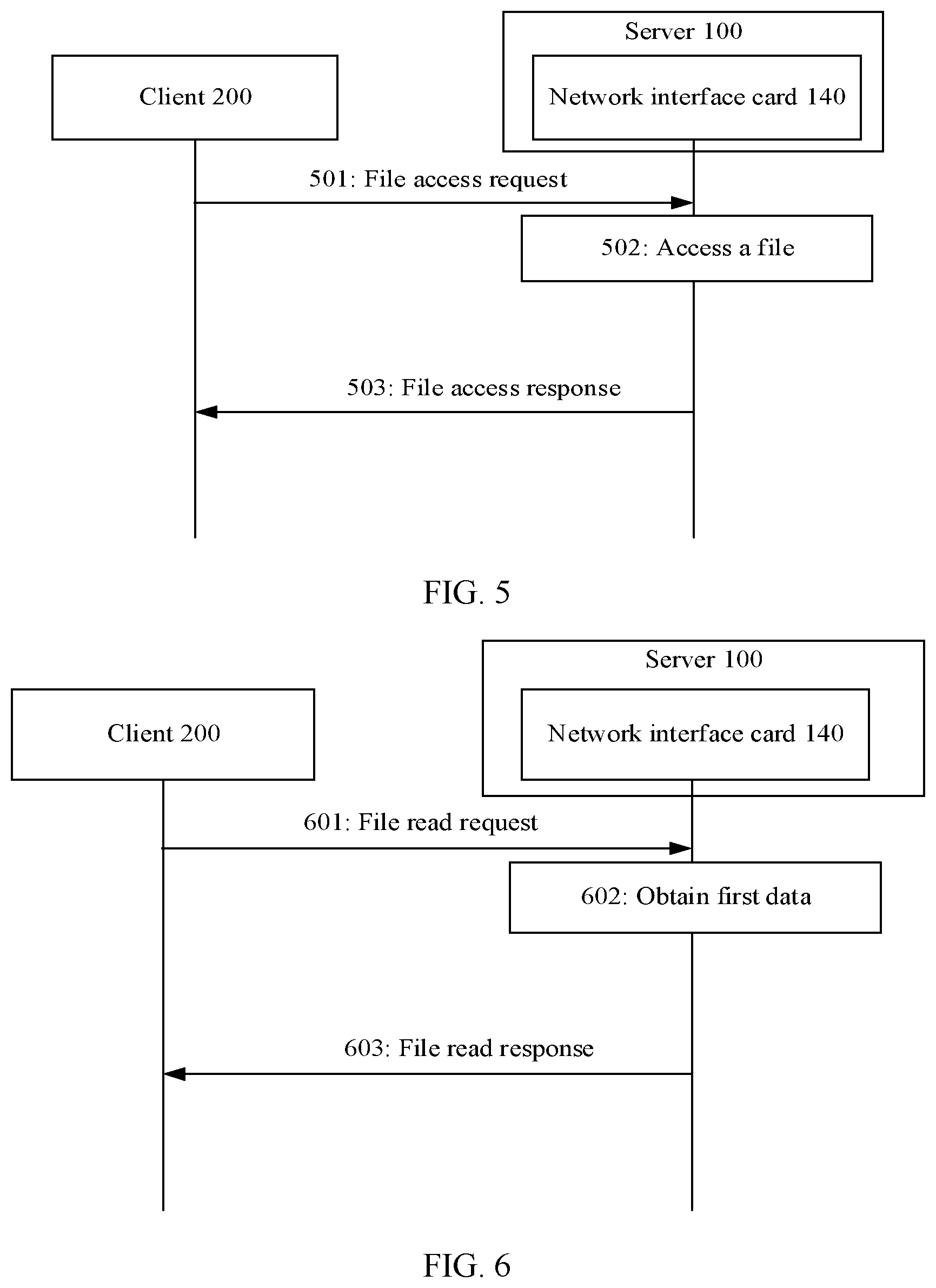 Patent US12579102 Figure 4 – File access method, storage node, and network interface card