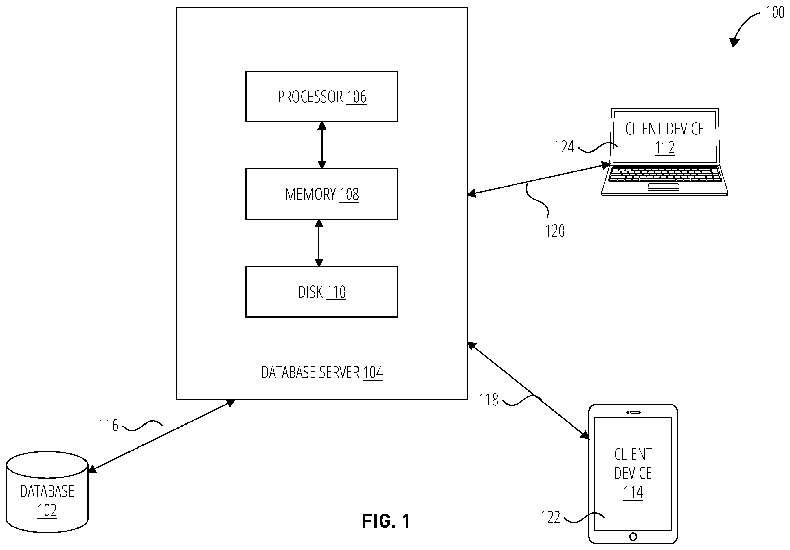 Patent US12579105 Figure 1 – Deleting data in a versioned database