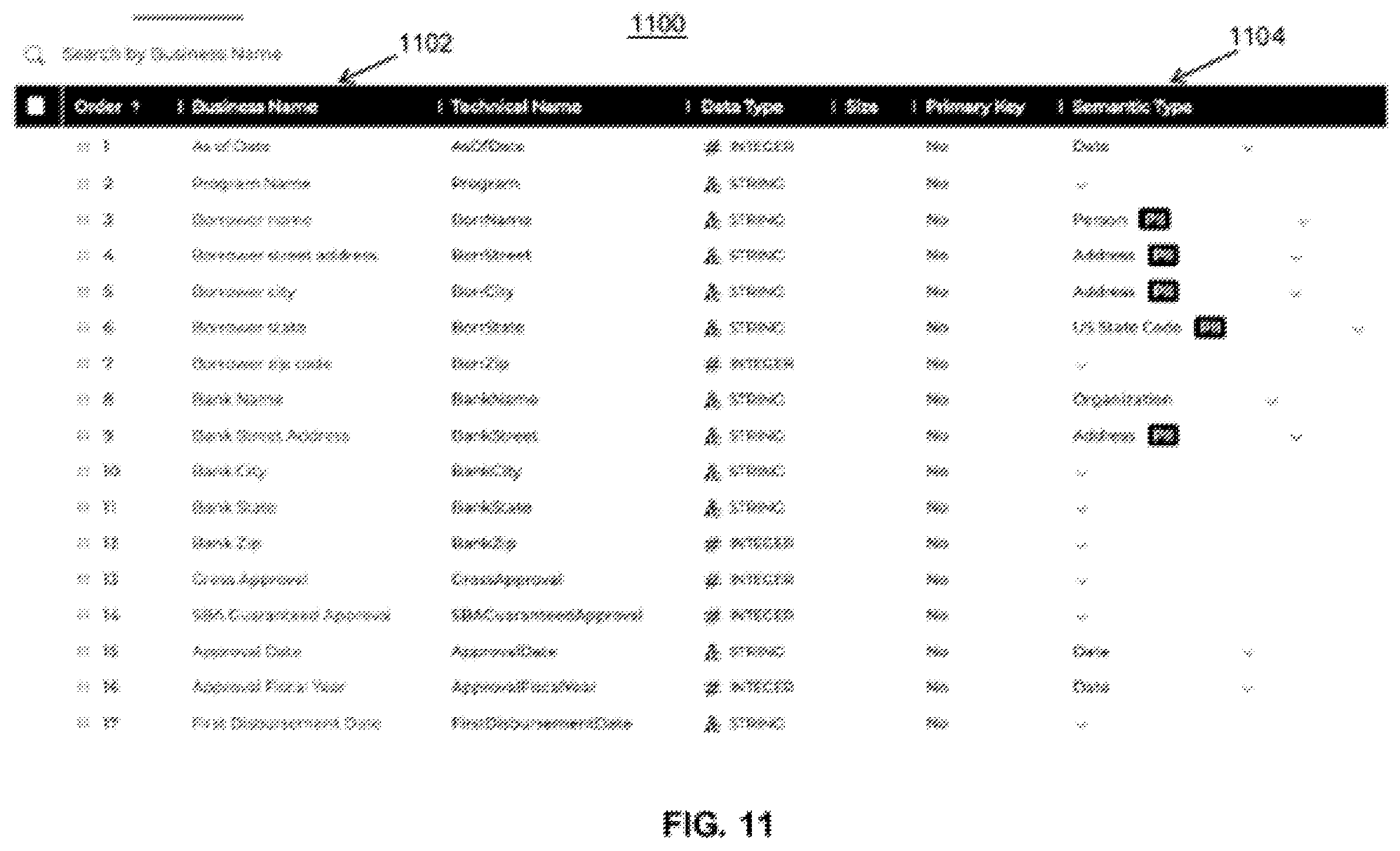Patent US12579116 Figure 10 – Database and data structure management systems