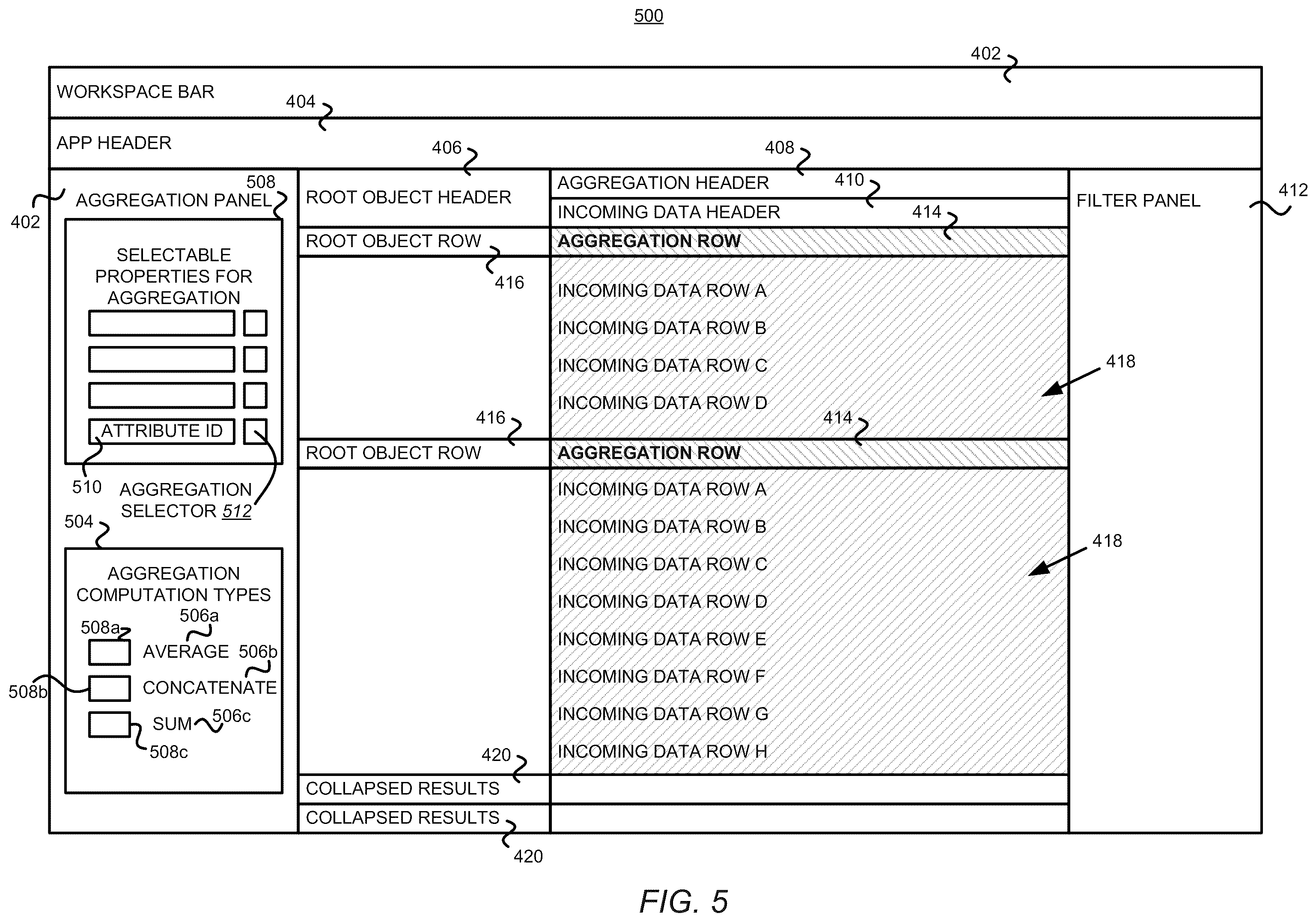 Patent US12579156 Figure 5 – Systems and methods for visualizing one or more datasets