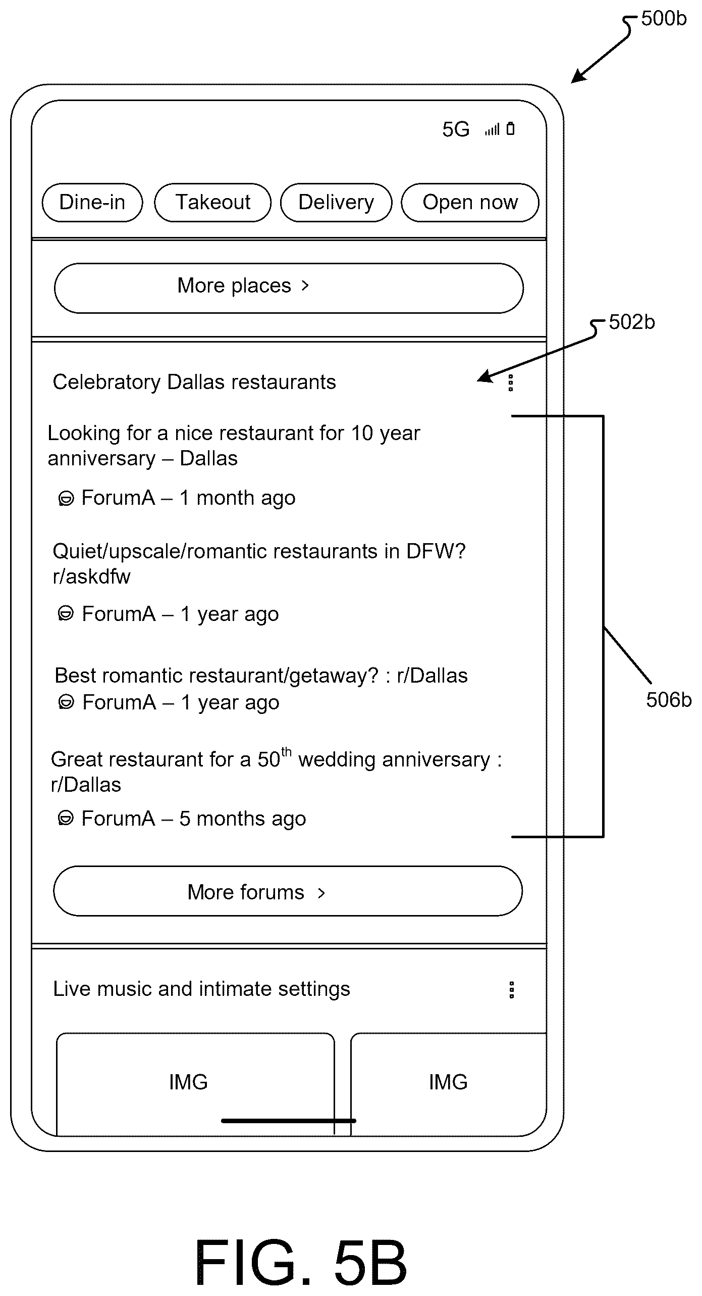Patent US12579158 Figure 6 – Dynamic organization of search results