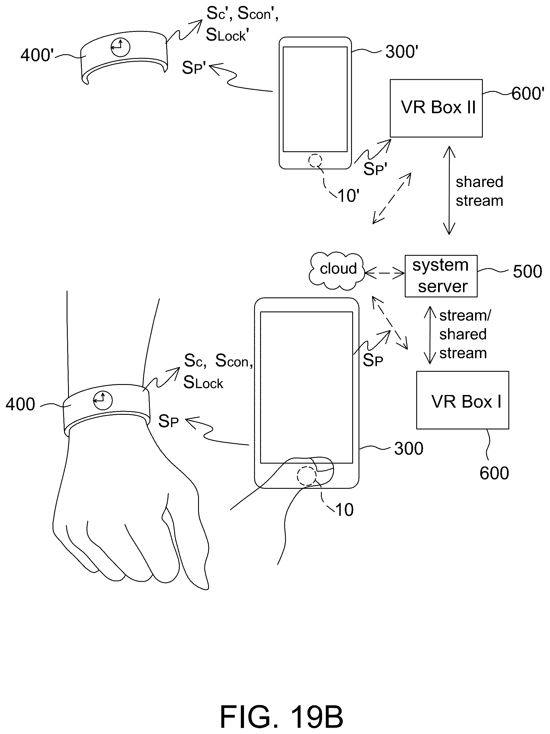Patent US12579244 Figure 17 – Shared virtual reality system using wearable accessary