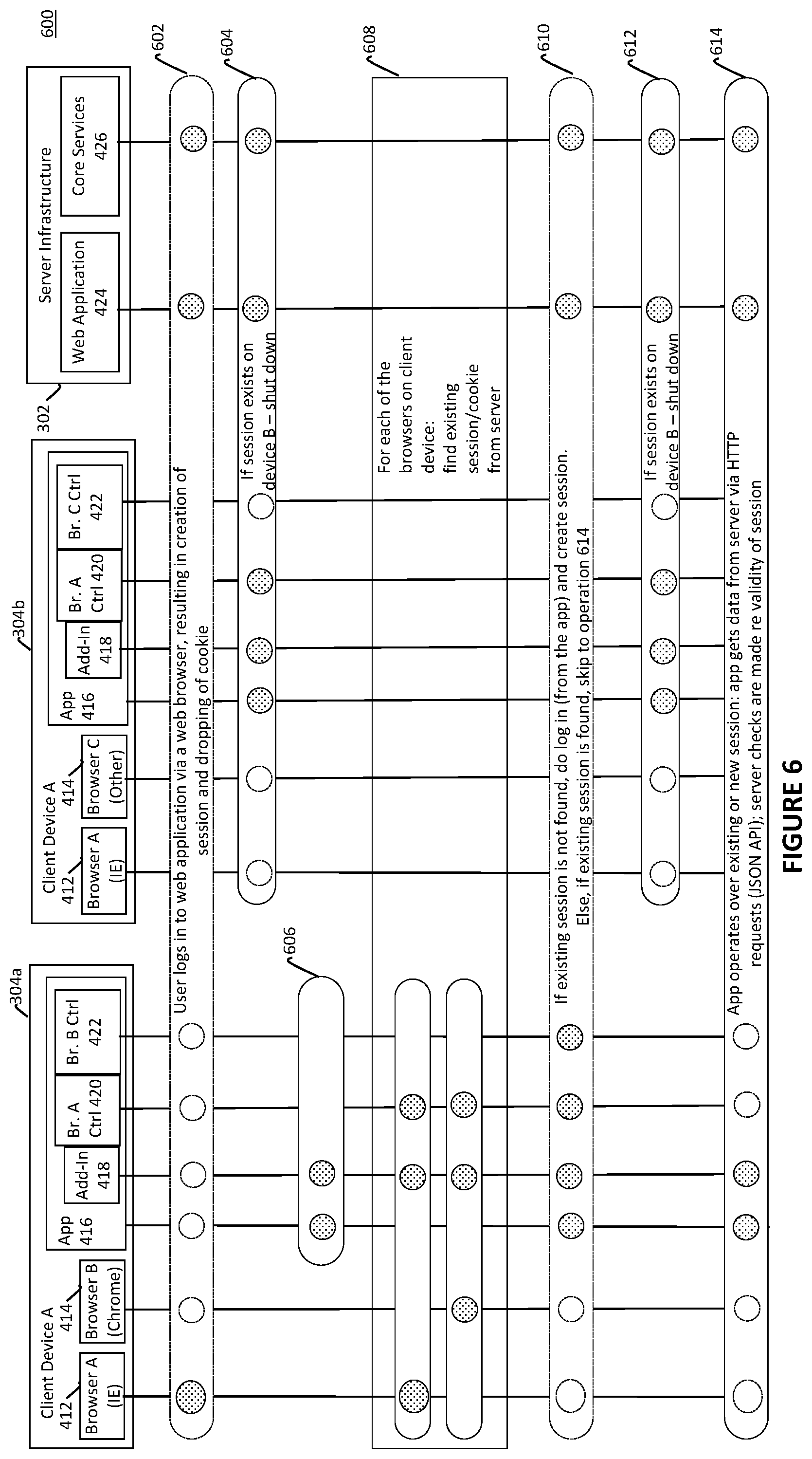 Patent US12579247 Figure 6 – Client device information for controlling access to web applications