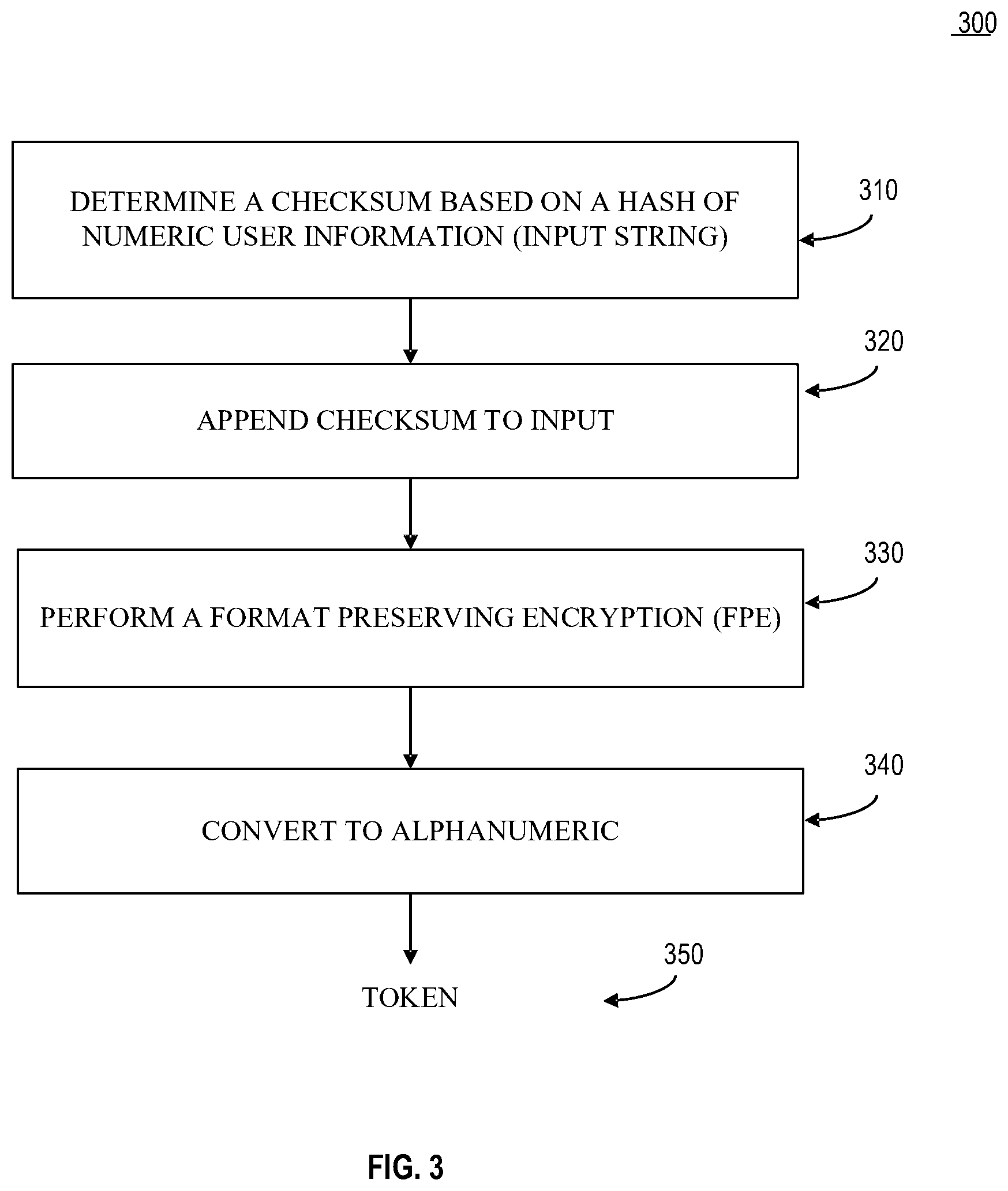 Patent US12579308 Figure 3 – Tokenization with format preservation