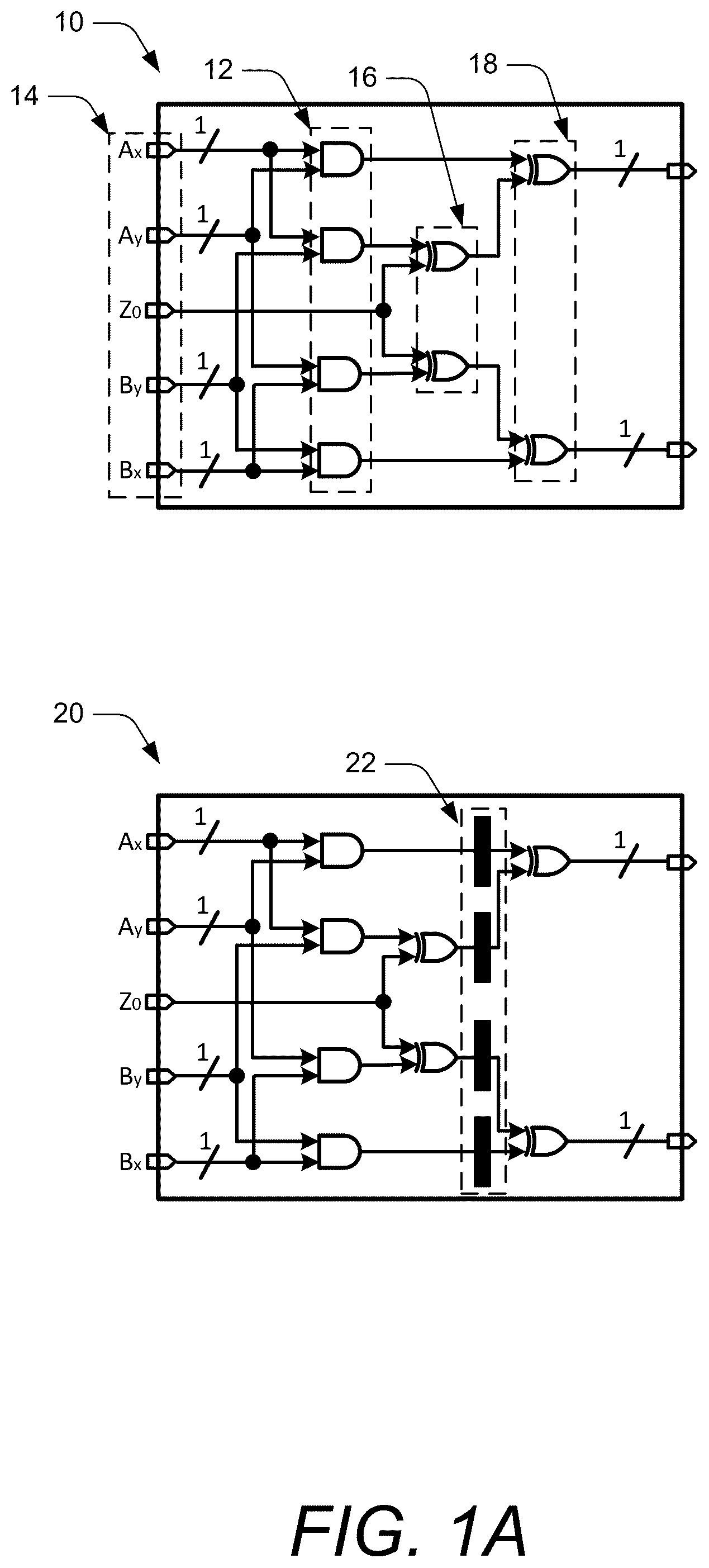 Patent US12579325 — Efficient and secure data handling using domain-oriented masking — Figure 1