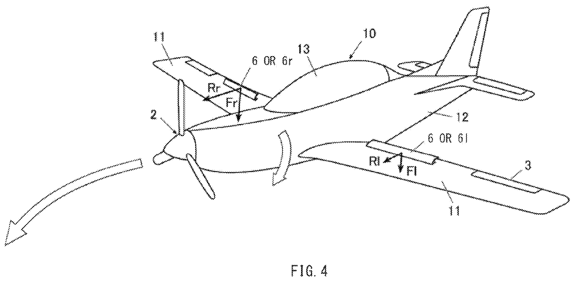 Patent US12579339 Figure 3 – Aircraft maneuvering system for single propeller aircraft and single propeller aircraft