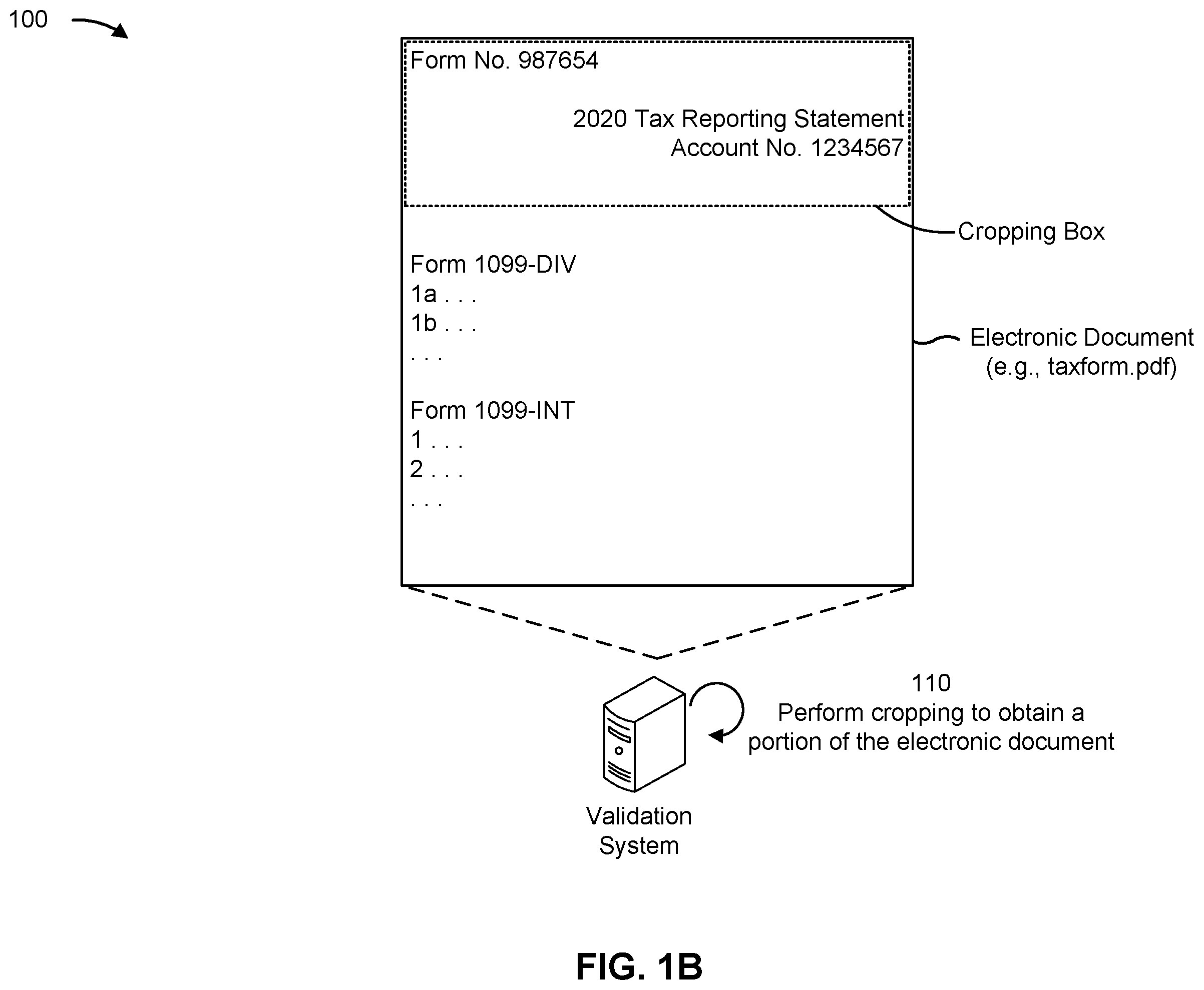 Patent US12579359 Figure 2 – Electronic document validation