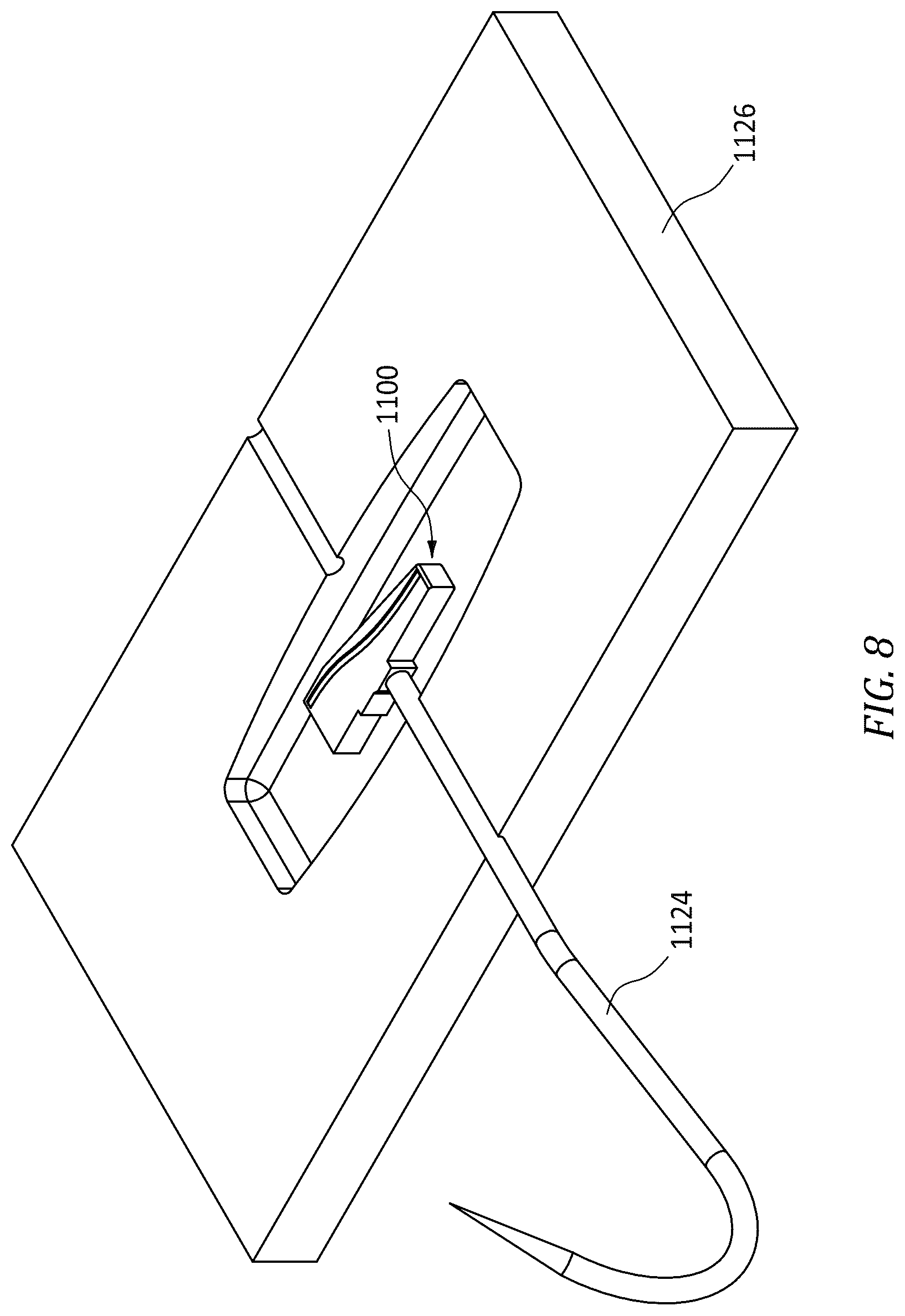 Patent US12579395 Figure 8 – Tool having a detectable wireless marker or tag