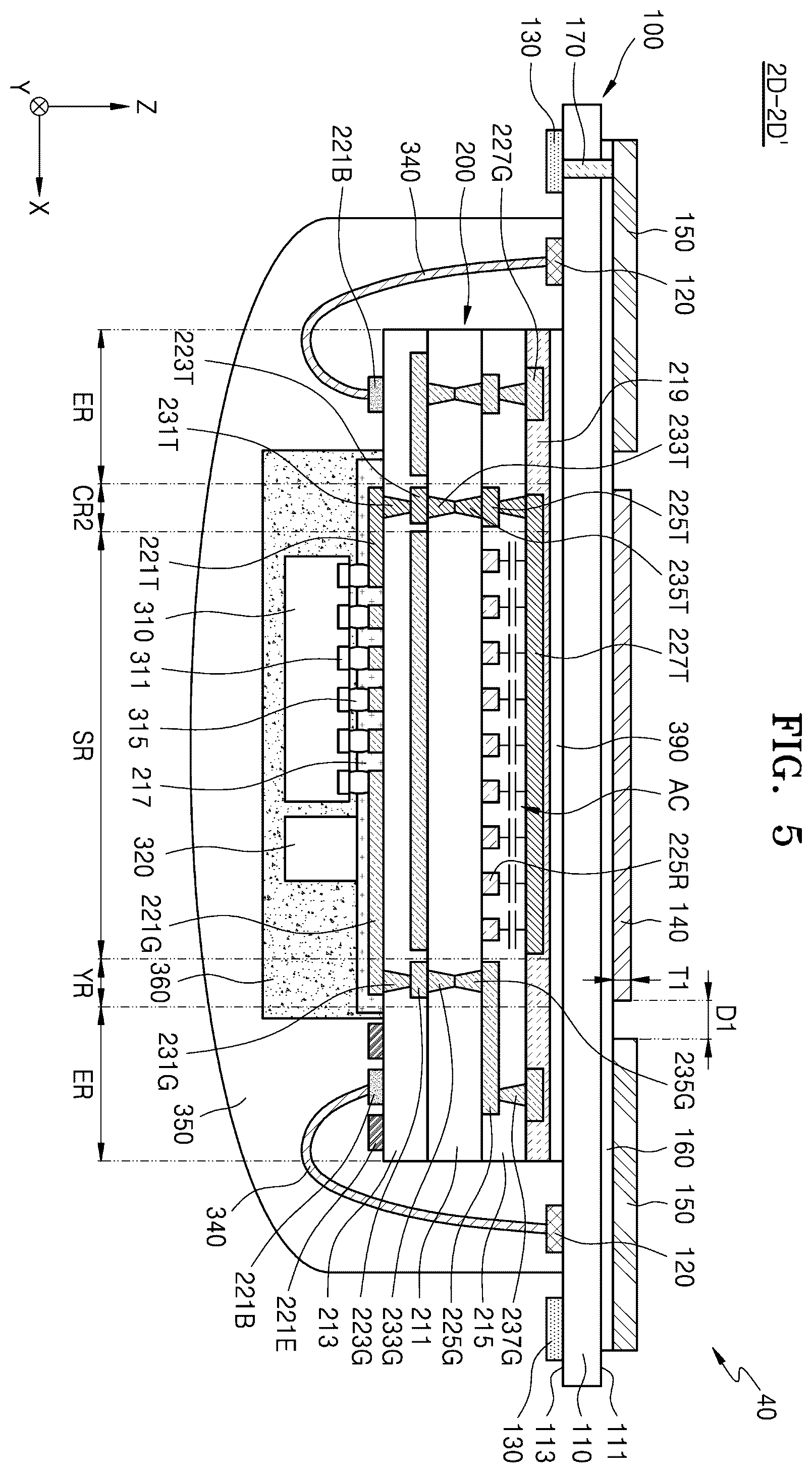 Patent US12579398 Figure 9 – Fingerprint sensor package and smart card including the same