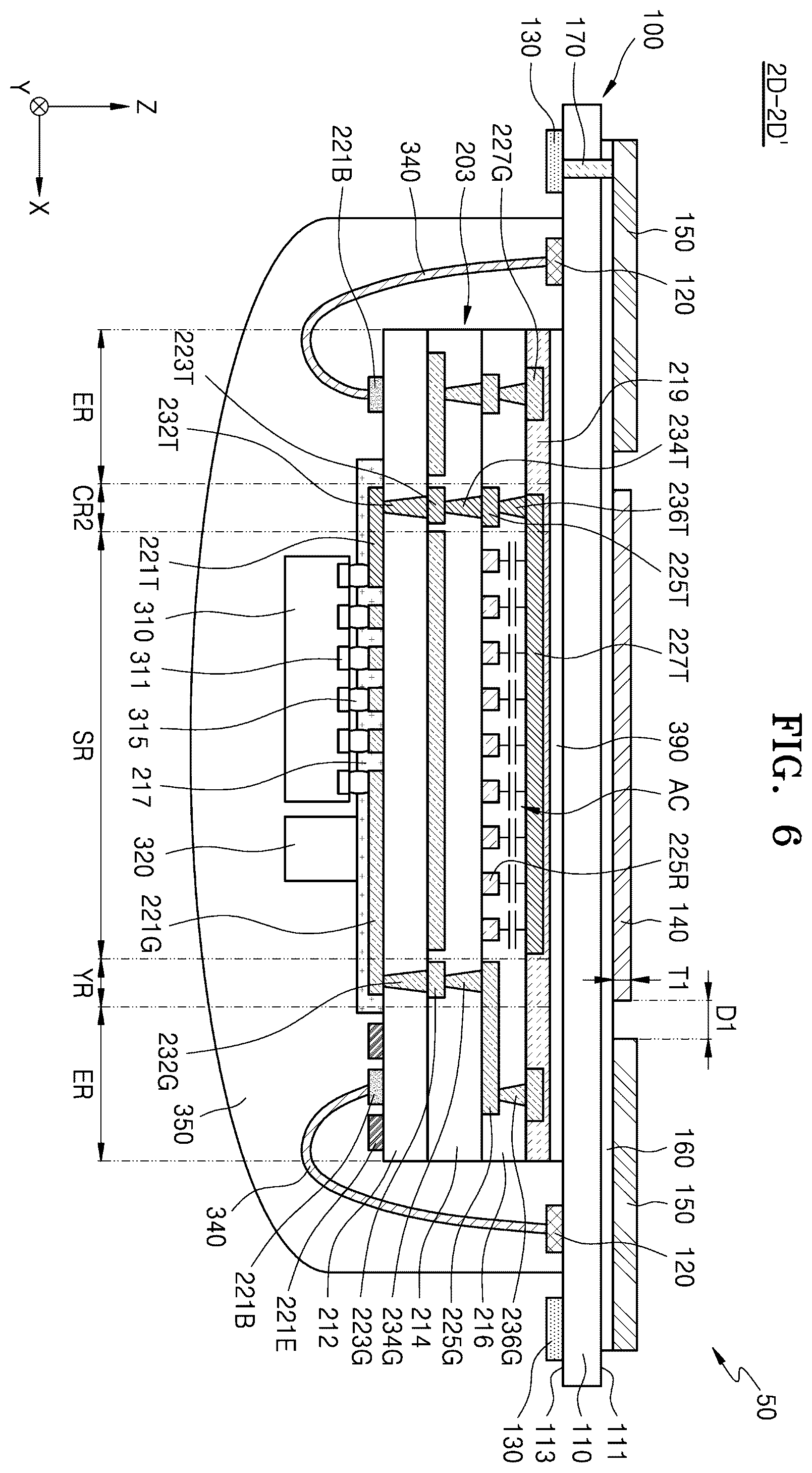 Patent US12579398 Figure 10 – Fingerprint sensor package and smart card including the same