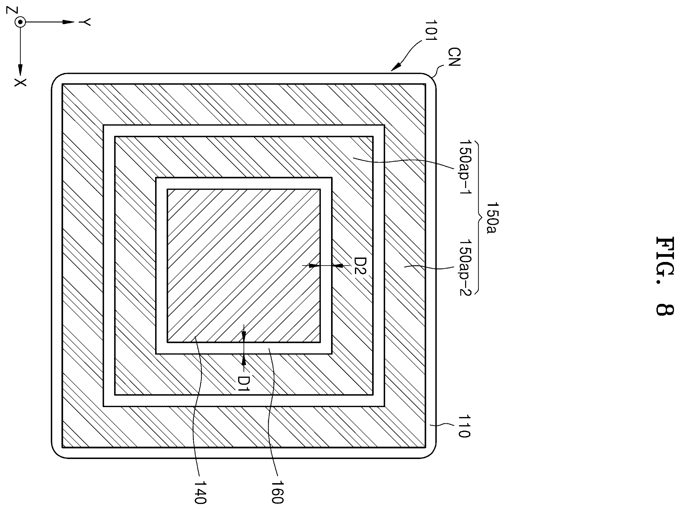Patent US12579398 Figure 12 – Fingerprint sensor package and smart card including the same
