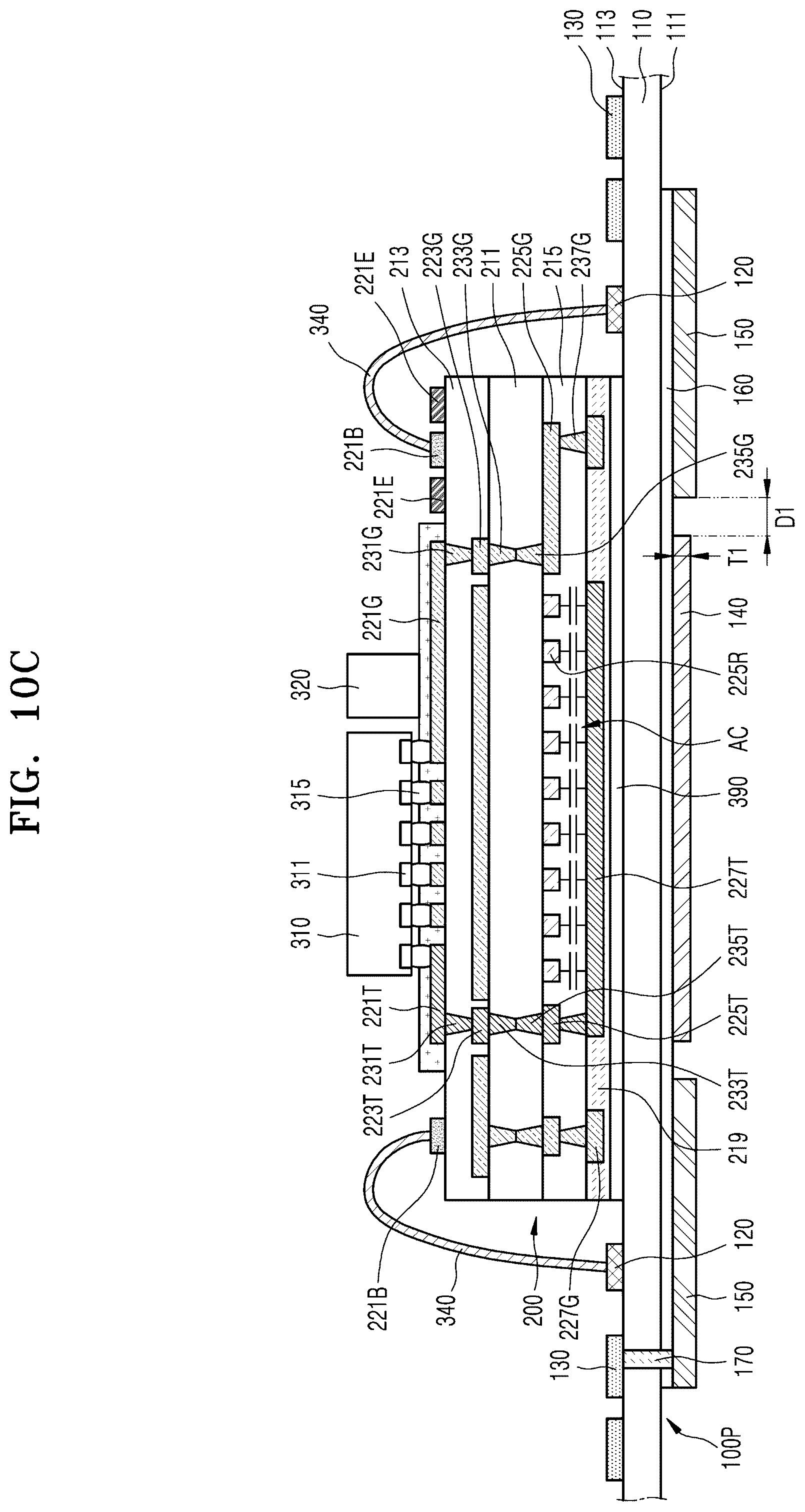 Patent US12579398 Figure 16 – Fingerprint sensor package and smart card including the same