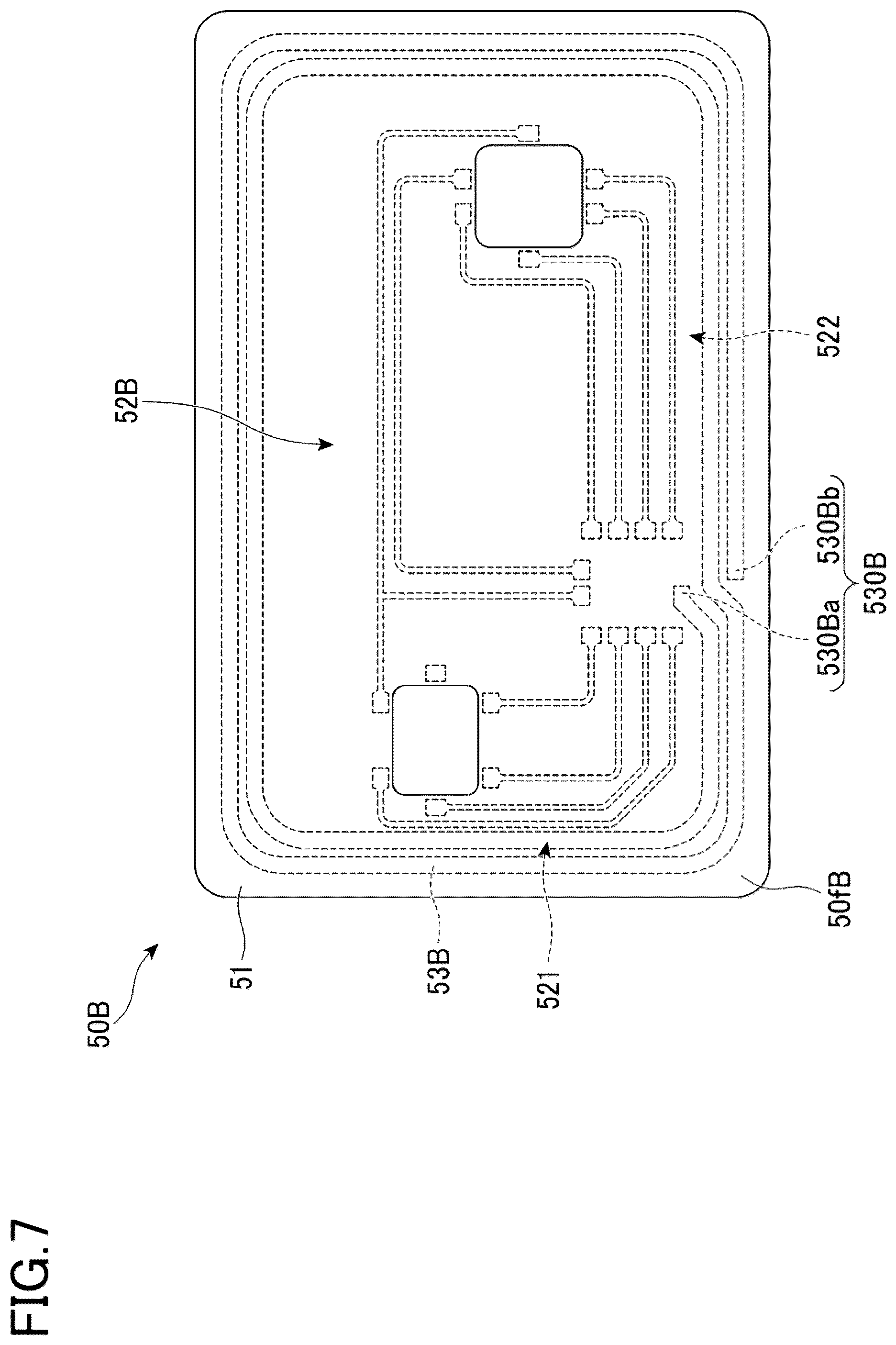 Patent US12579400 Figure 7 – Inlet and card medium