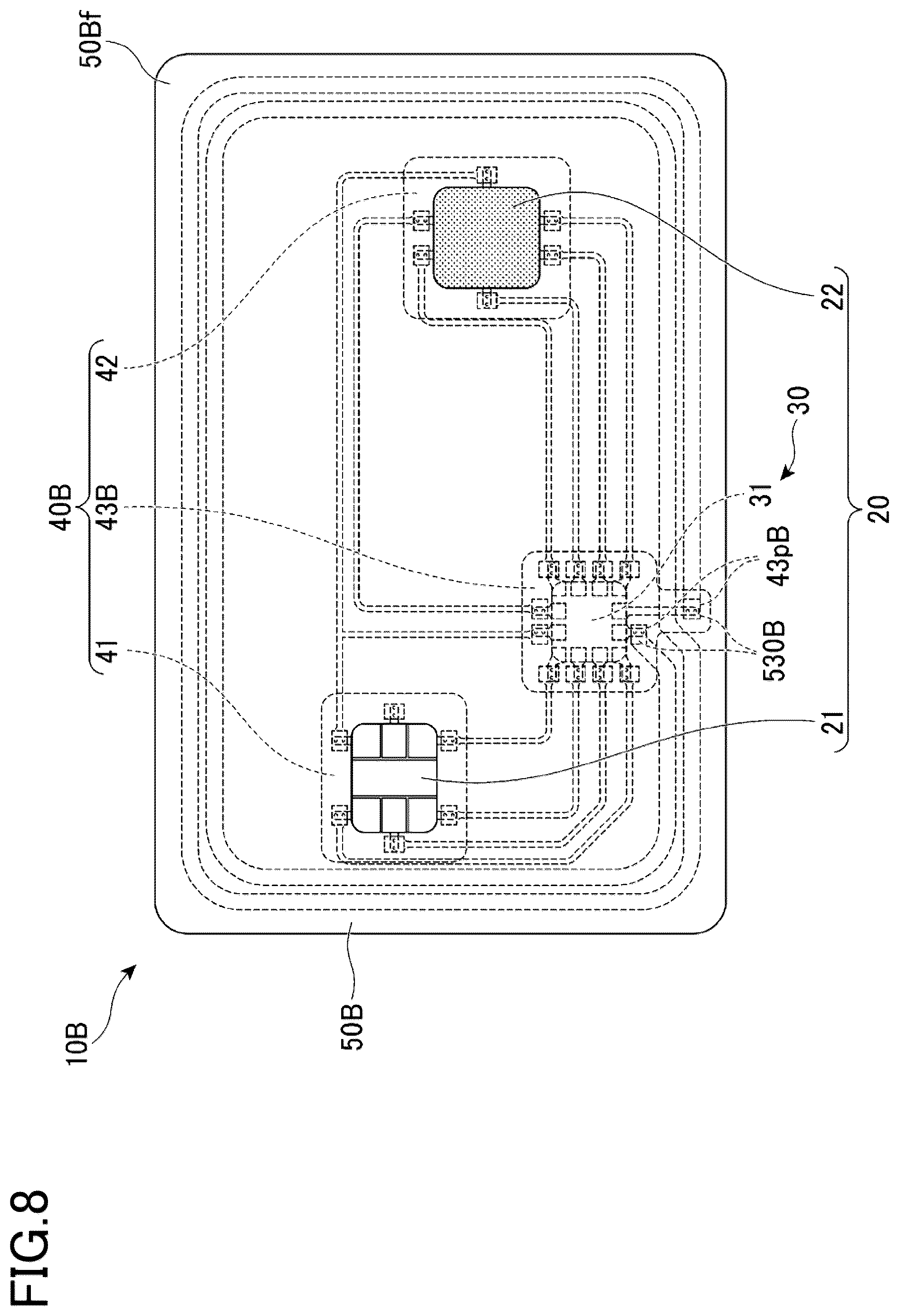Patent US12579400 Figure 8 – Inlet and card medium