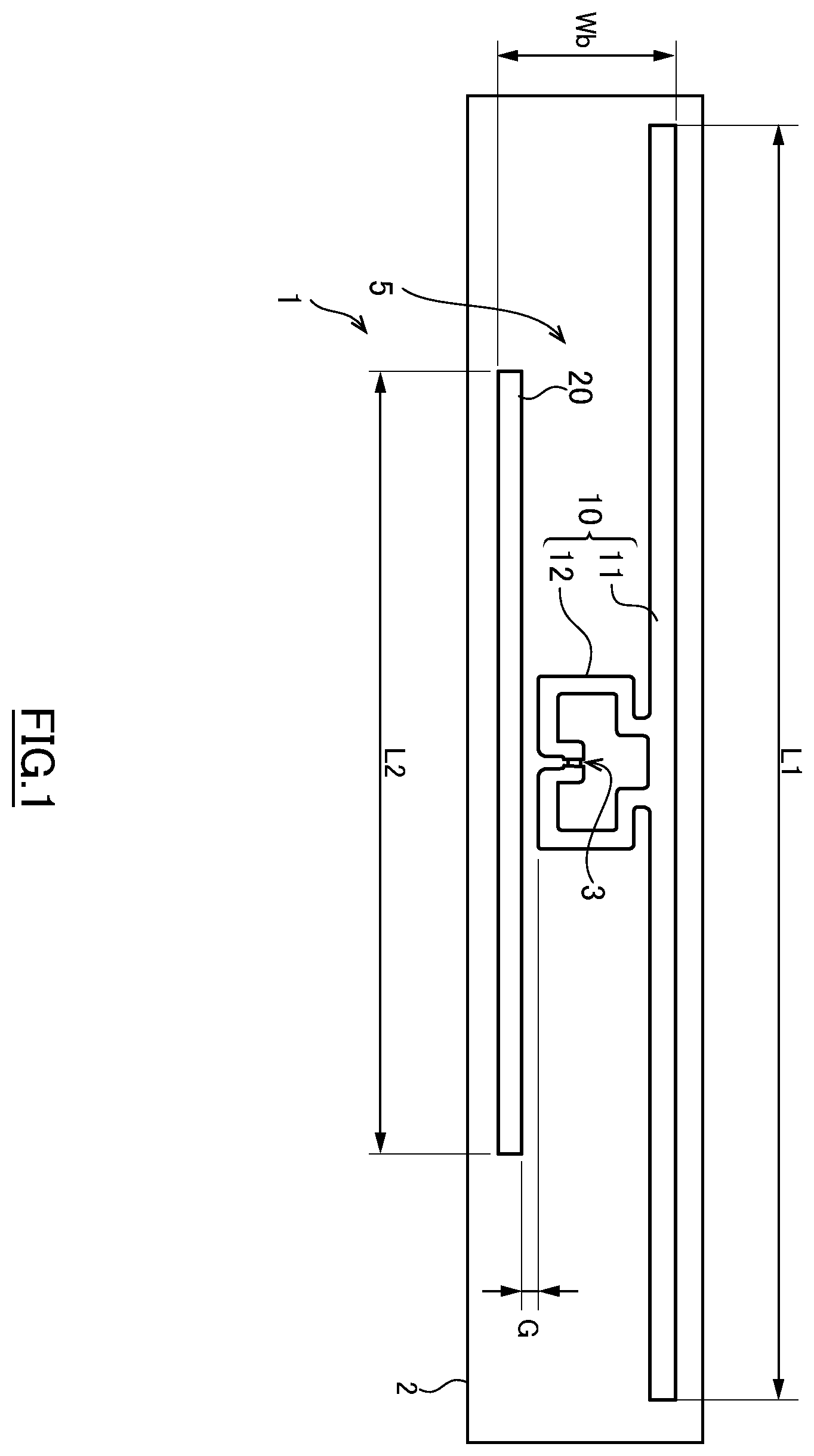 Patent US12579403 — Antenna pattern and RFID inlay — Figure 1