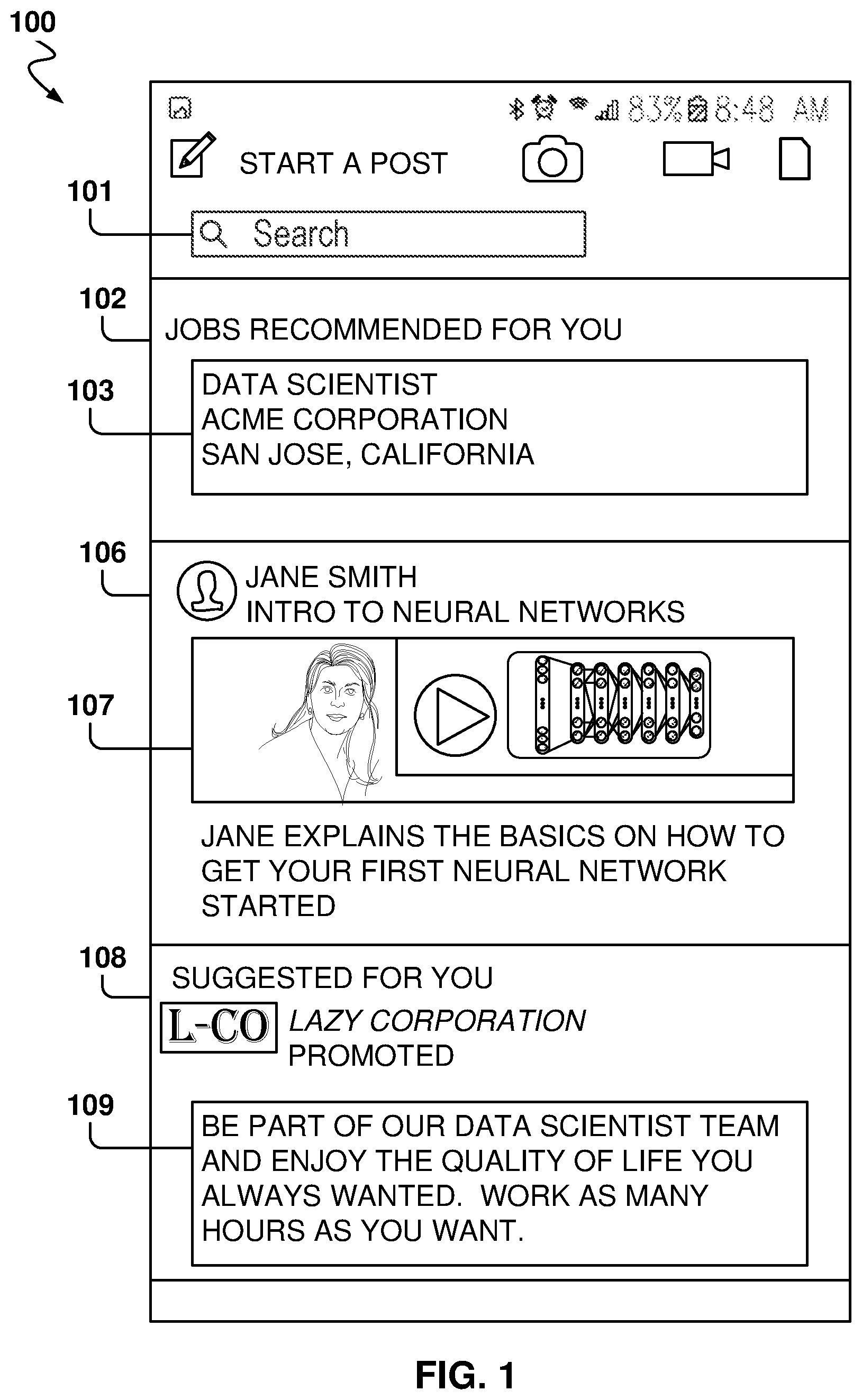 Patent US12579427 Figure 1 – Embedding optimization for machine learning models