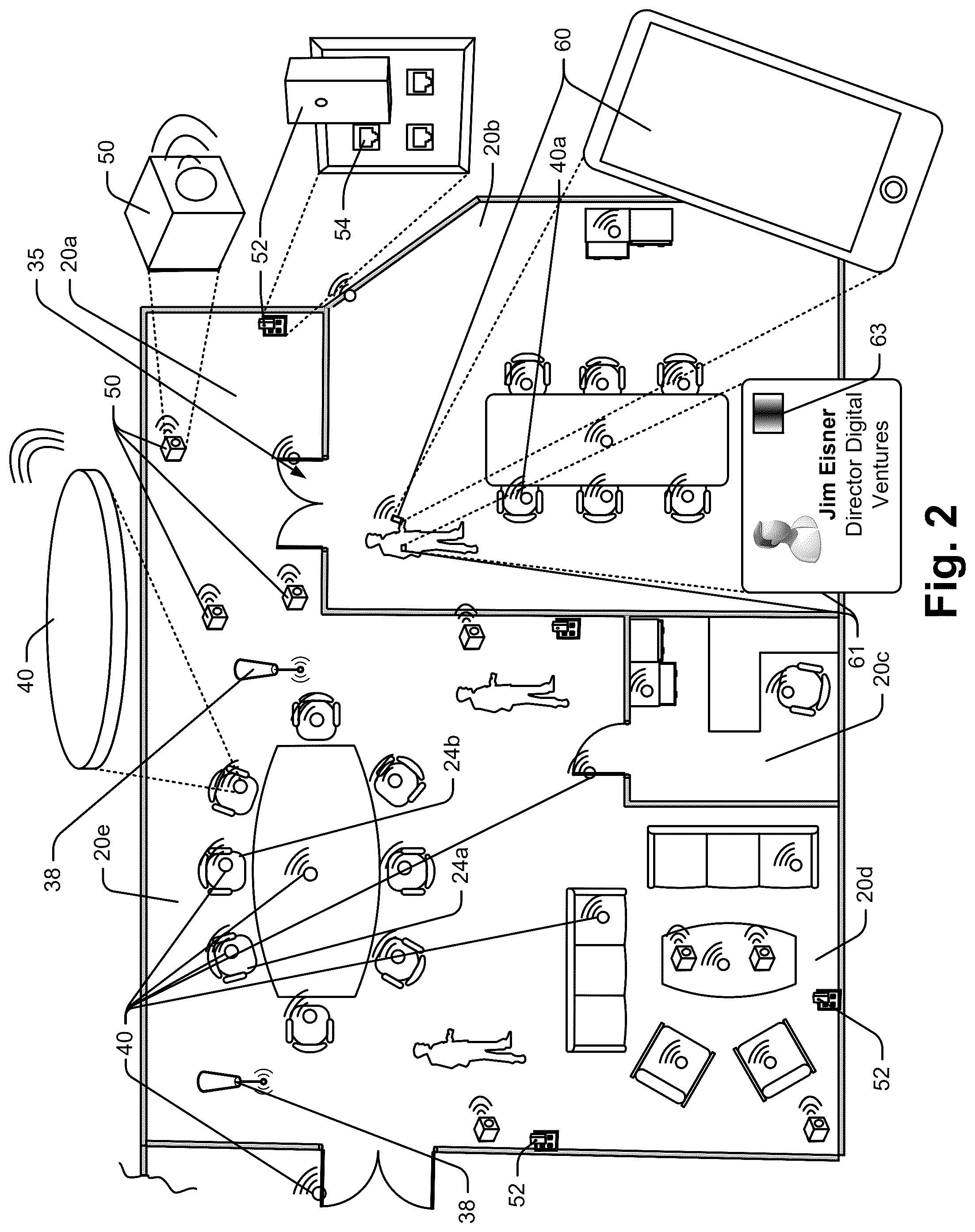 Patent US12579489 Figure 2 – Method and system for facilitating collaboration sessions